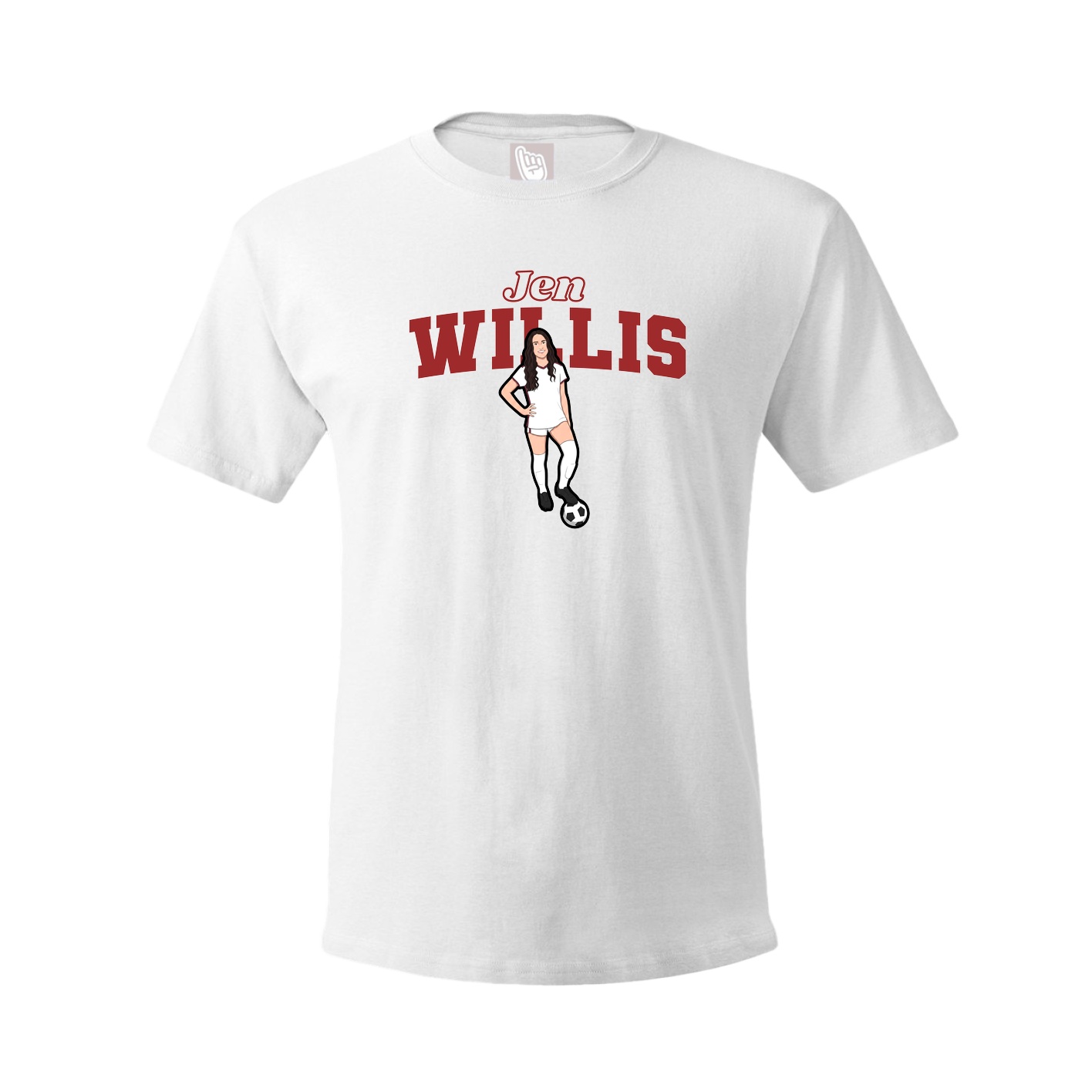 Tee — Name Arch in White