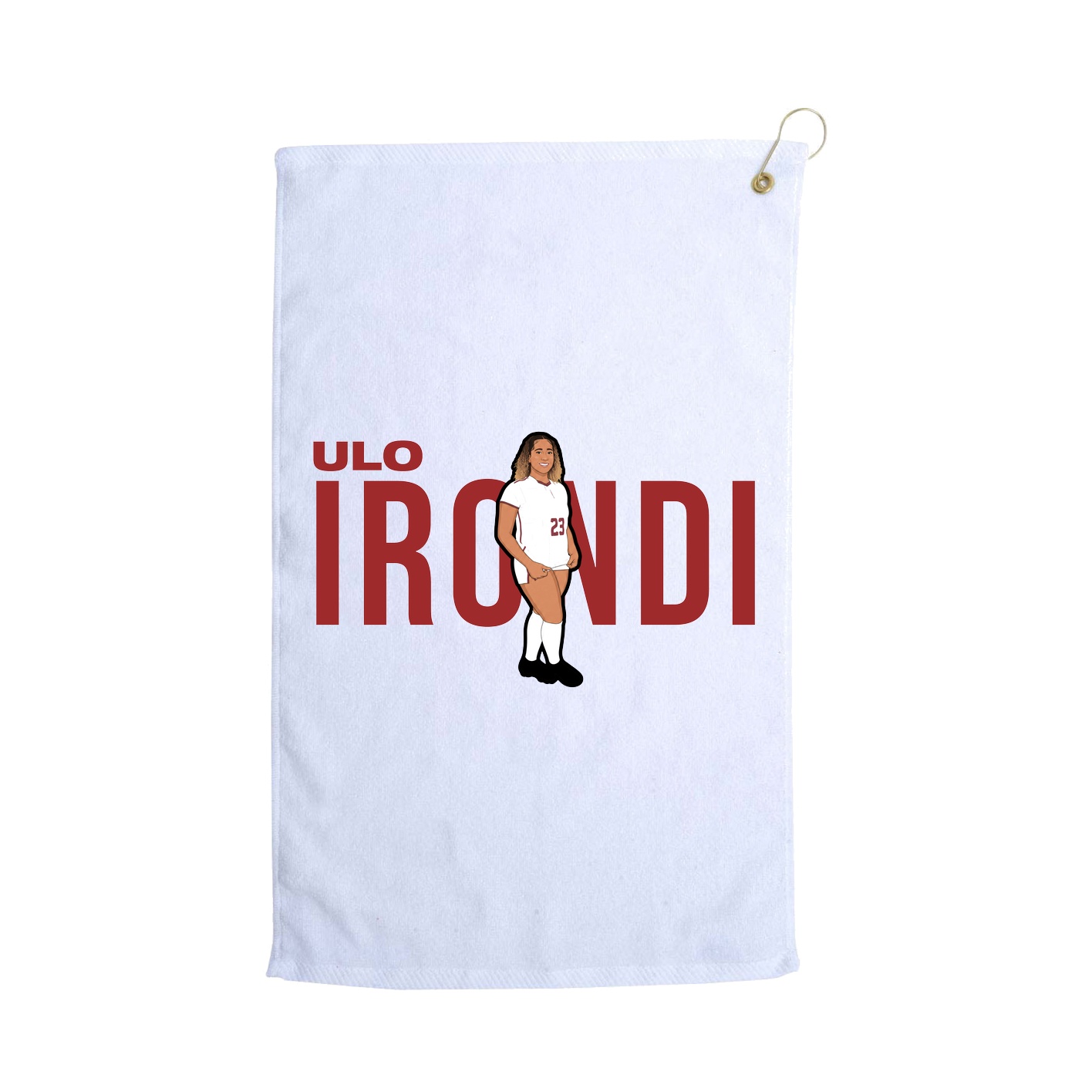 Golf Towel — Player Name in White