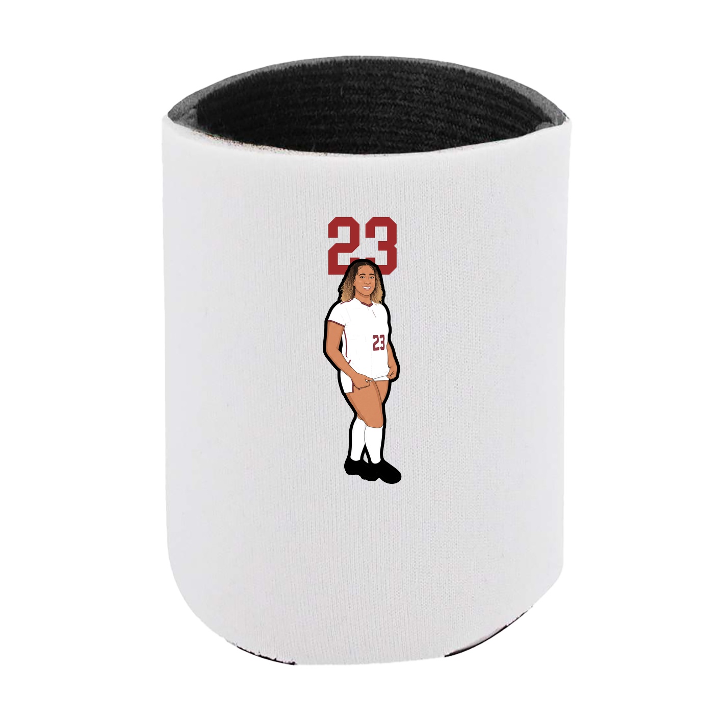 Can Holder — Number Top in White