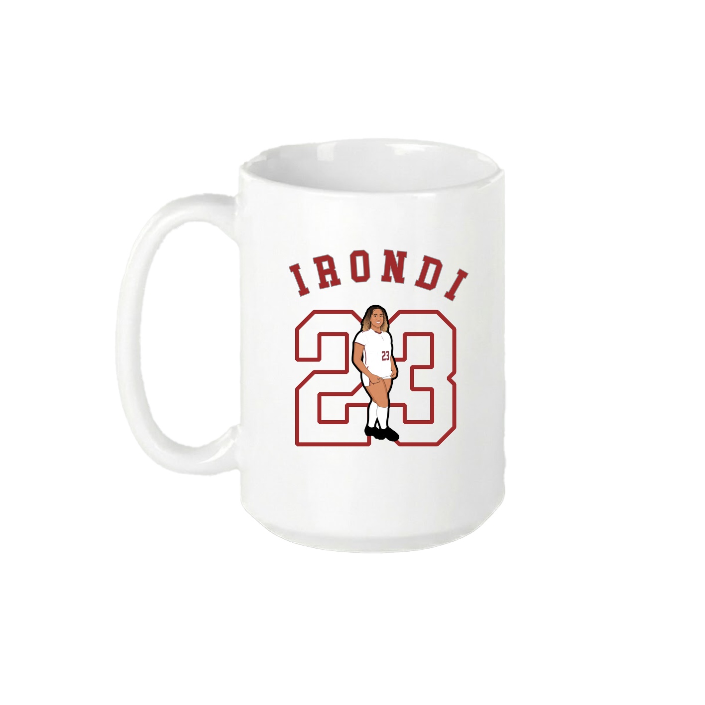 15oz Coffee Mug — Shirsey Arch in White