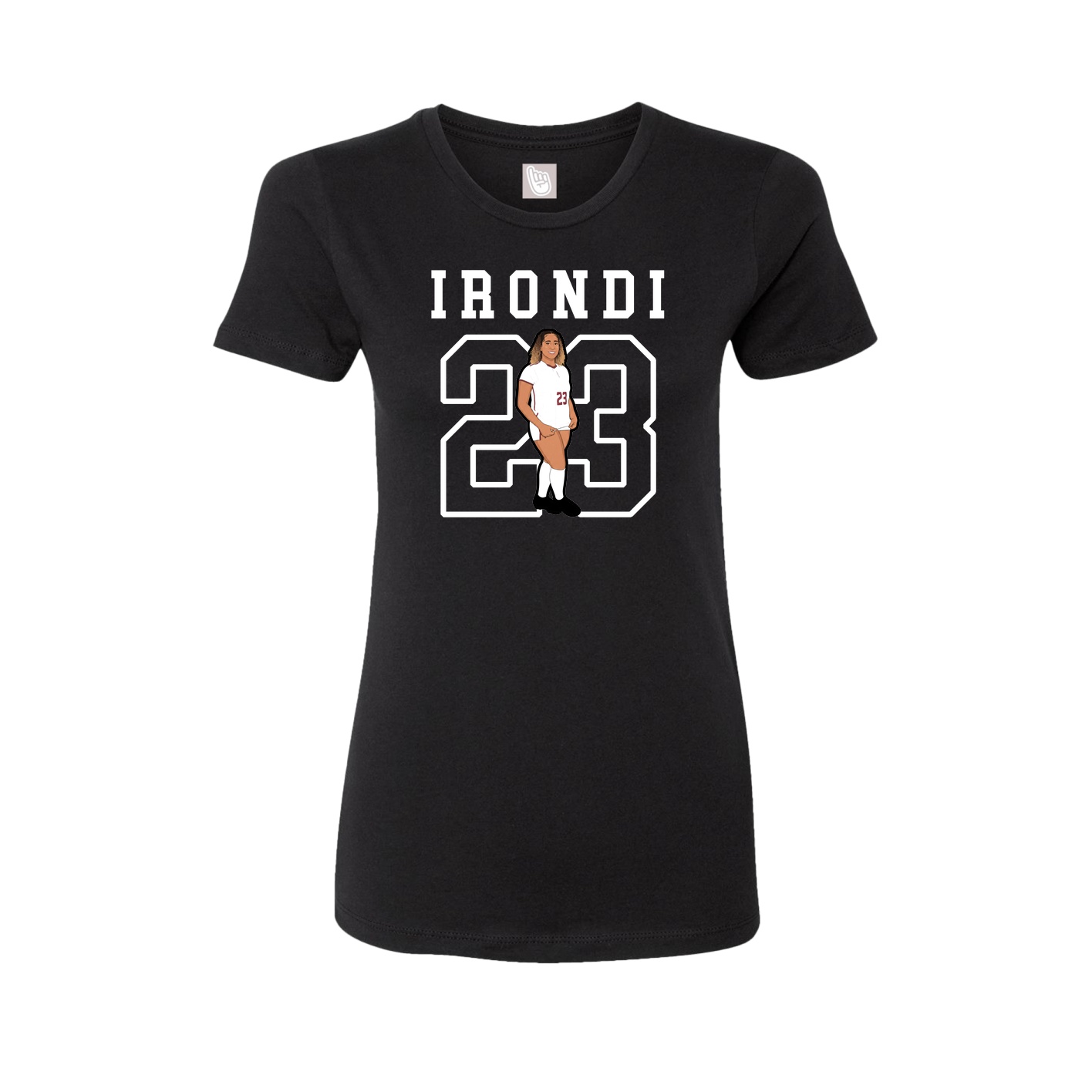 Fitted Women's Tee — Shirsey in Black