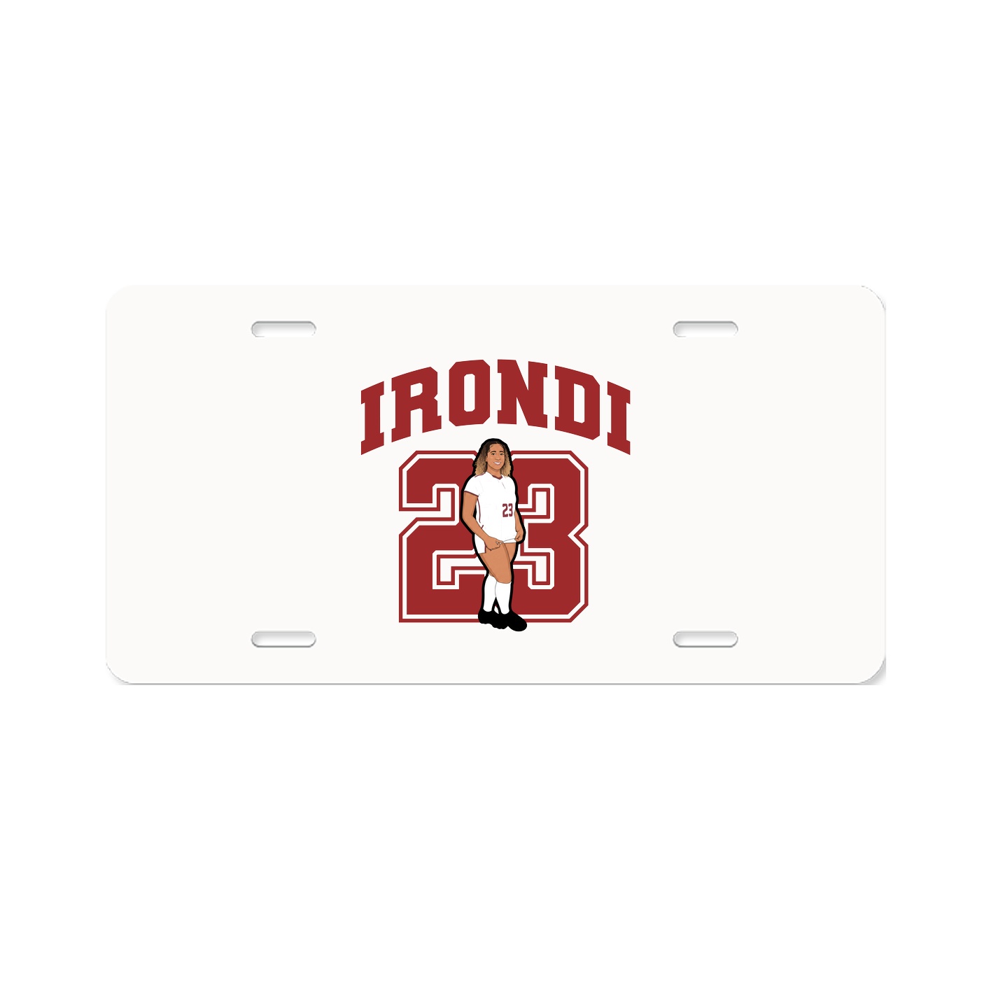 License Plate — Number in Classic