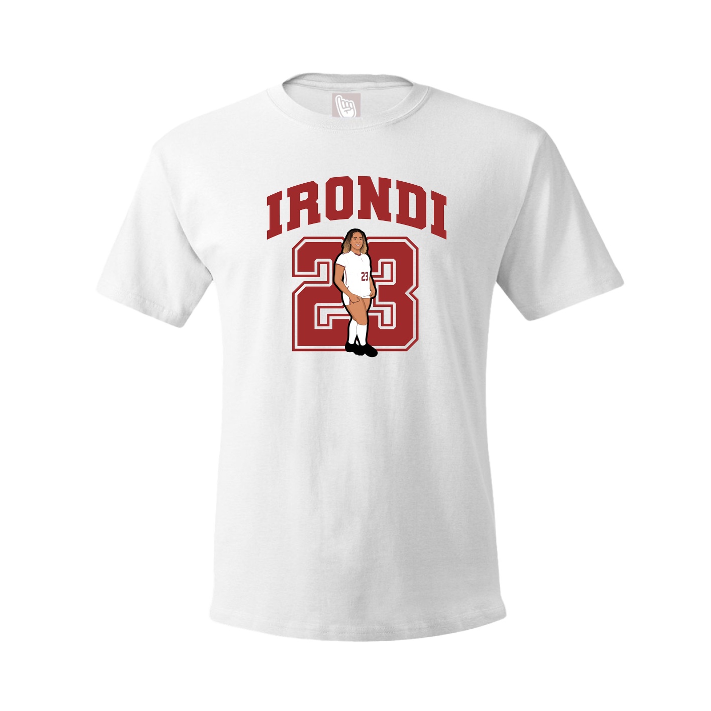 Tee — Number in White