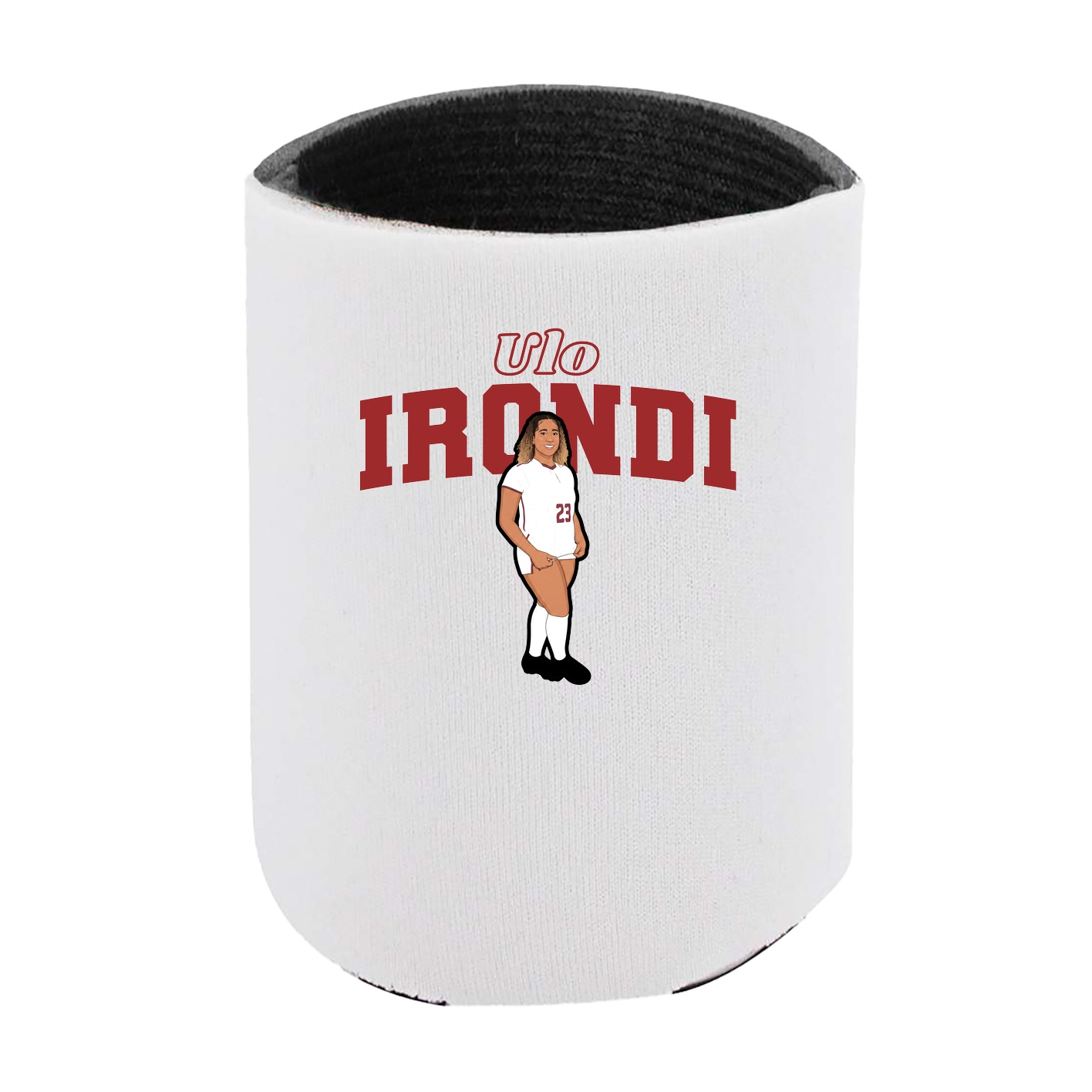 Can Holder — Name Arch in White