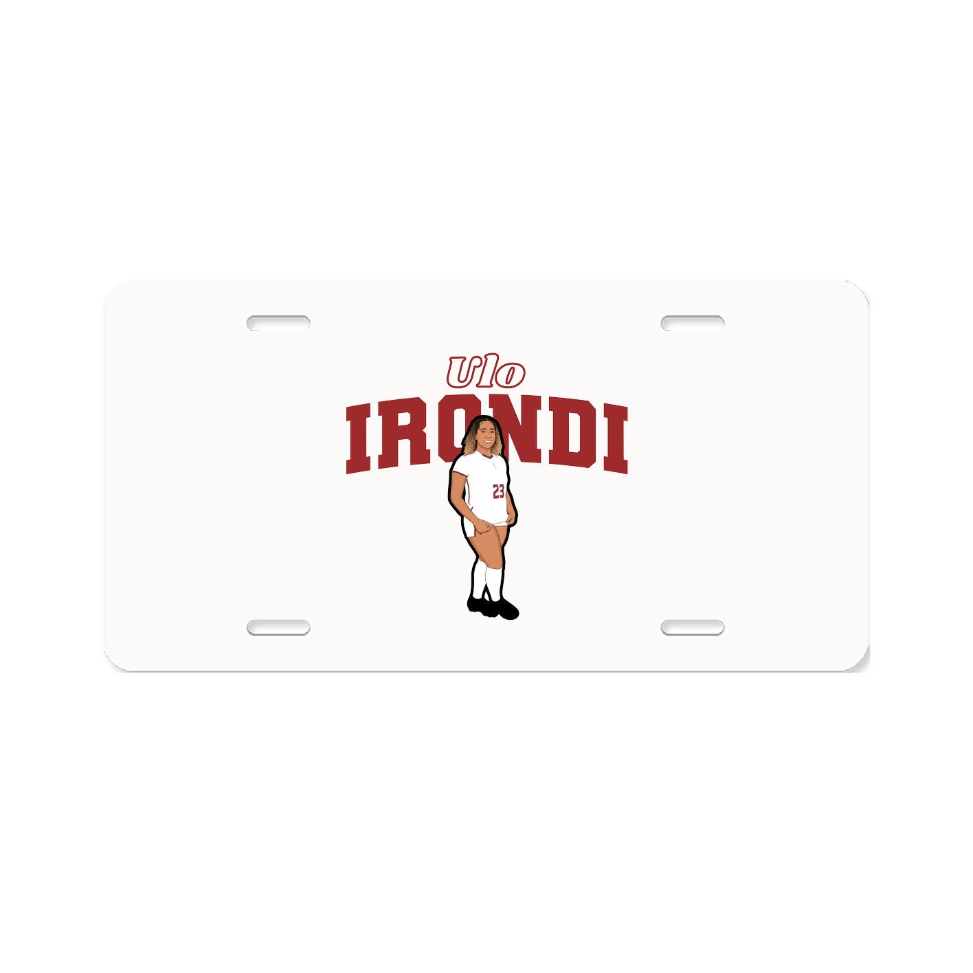 License Plate — Name Arch in Classic