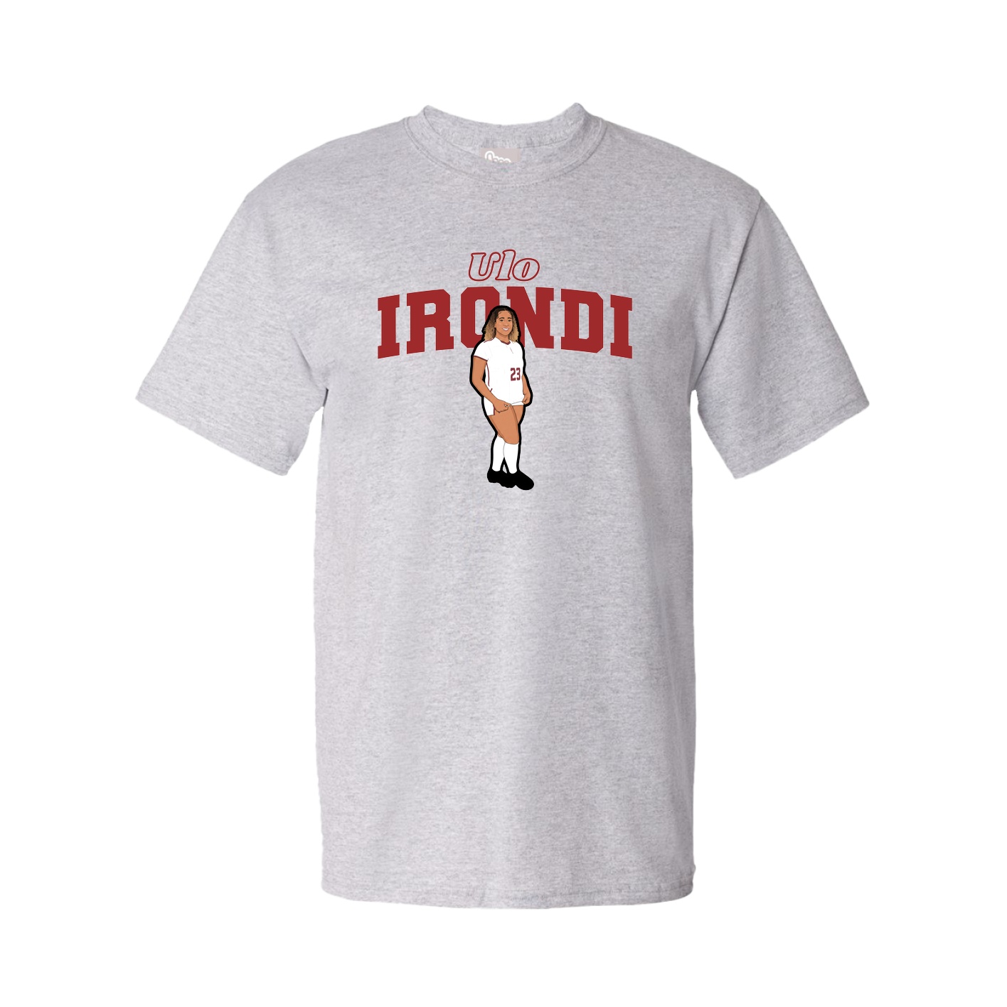 Tee — Name Arch in Grey