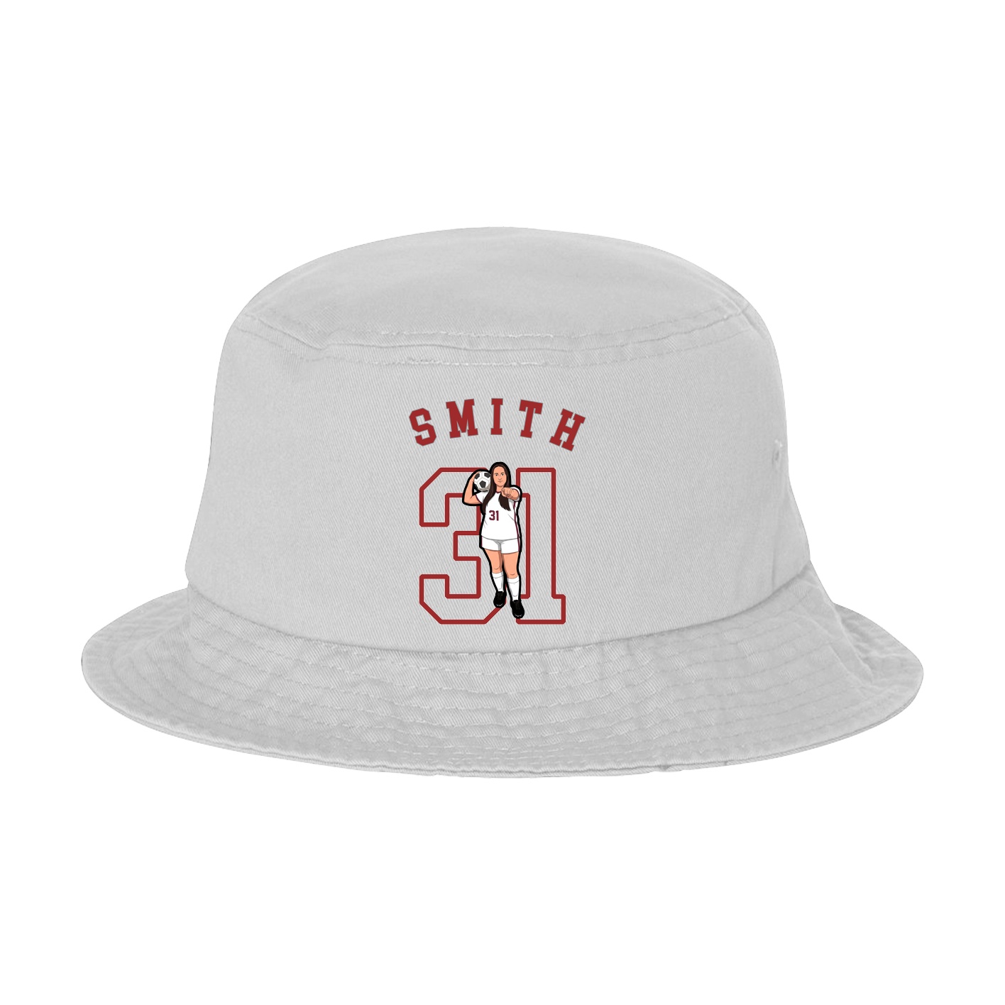 Bucket Cap — Shirsey Arch in White