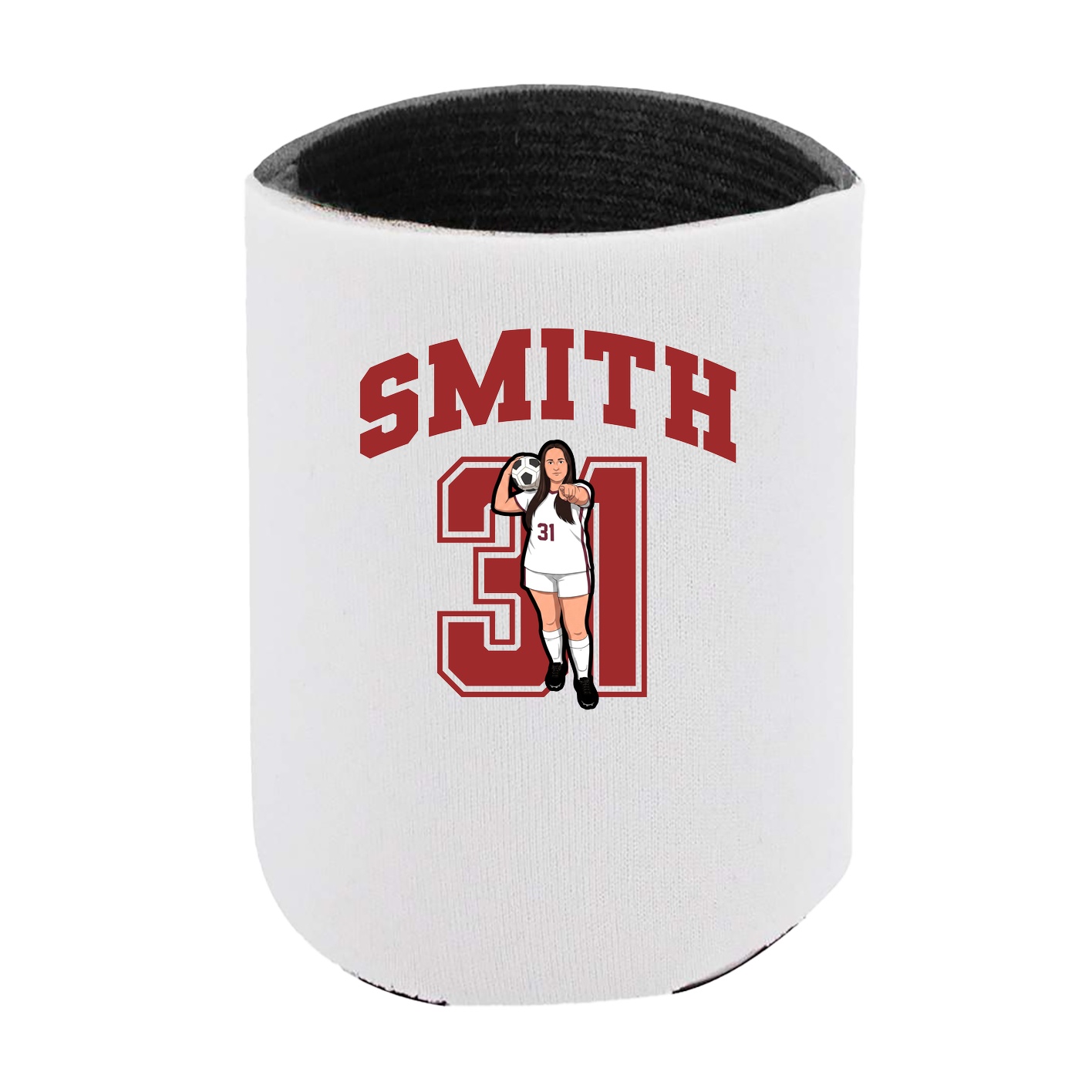 Can Holder — Number in White