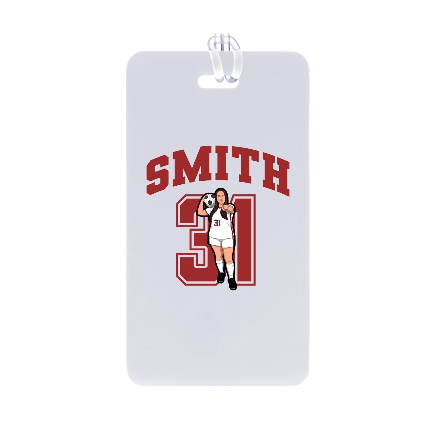 Bag Tag — Number in Classic