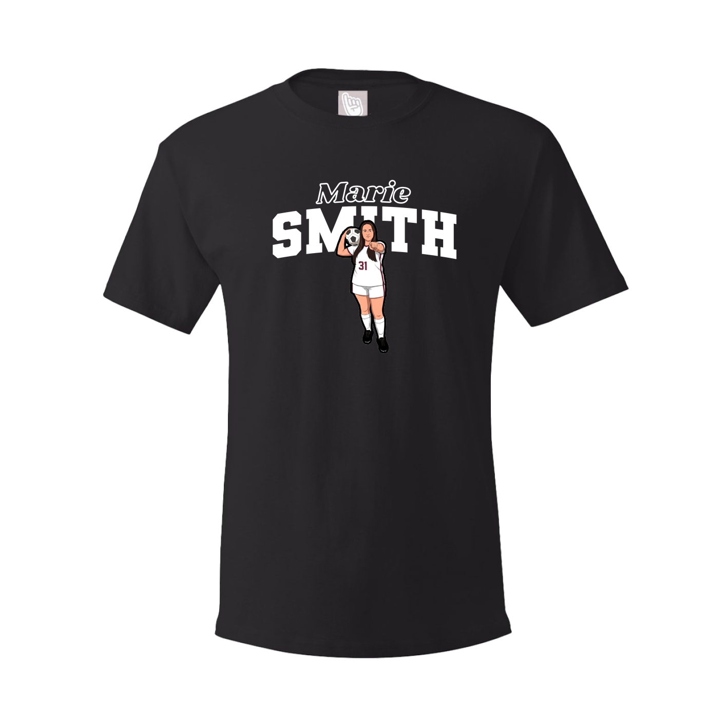 Tee — Name Arch in Black