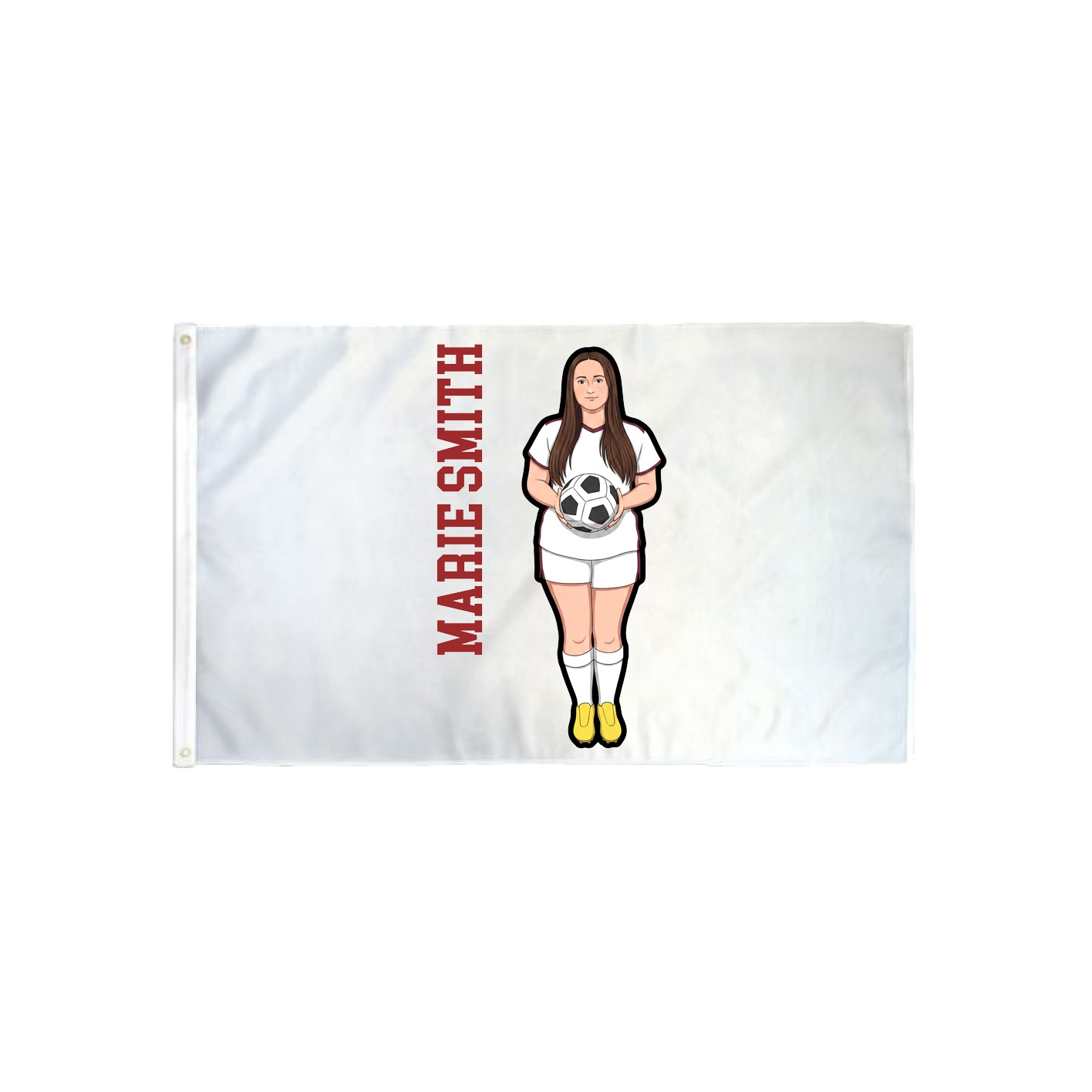 3x5 Flag — Name Vertical in Classic