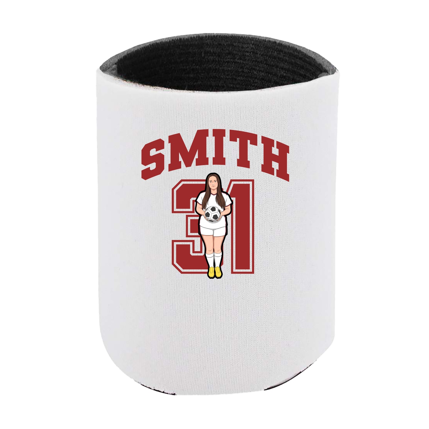 Can Holder — Number in White