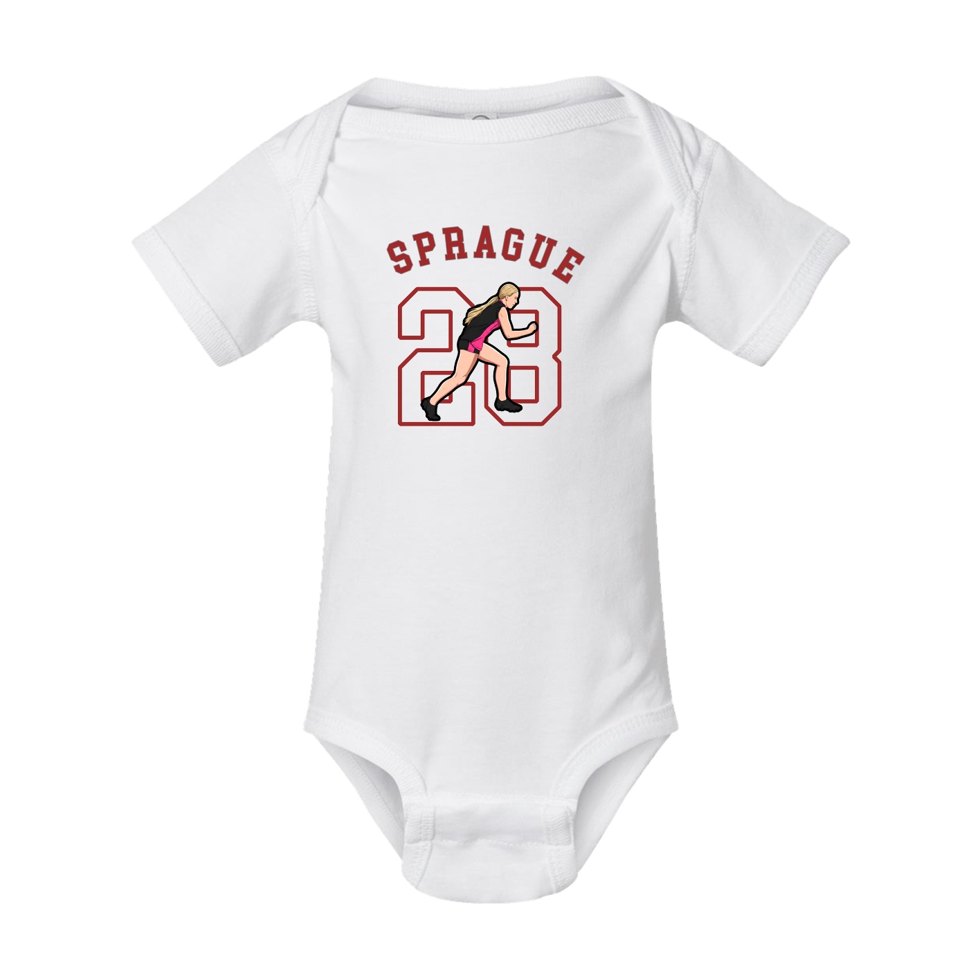 Baby Onesie — Shirsey Arch in White