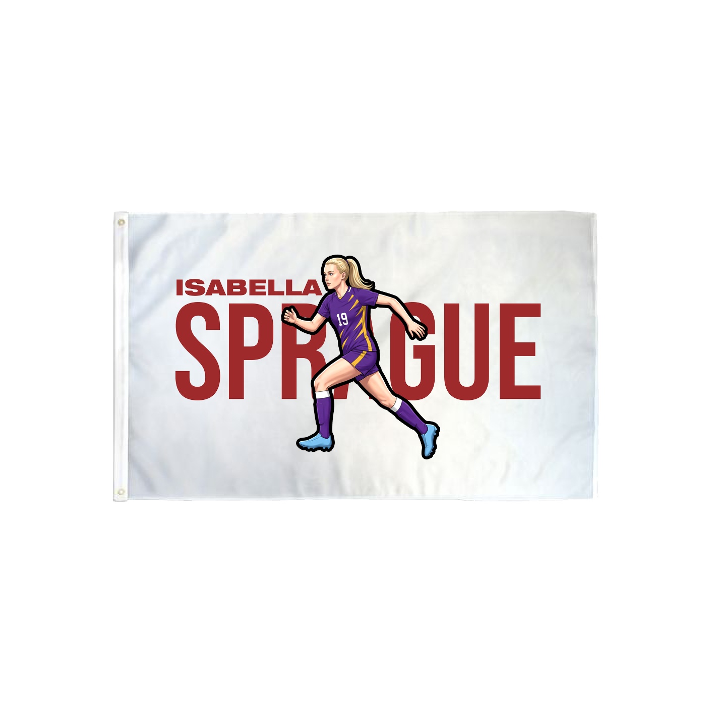 3x5 Flag — Player Name in Classic
