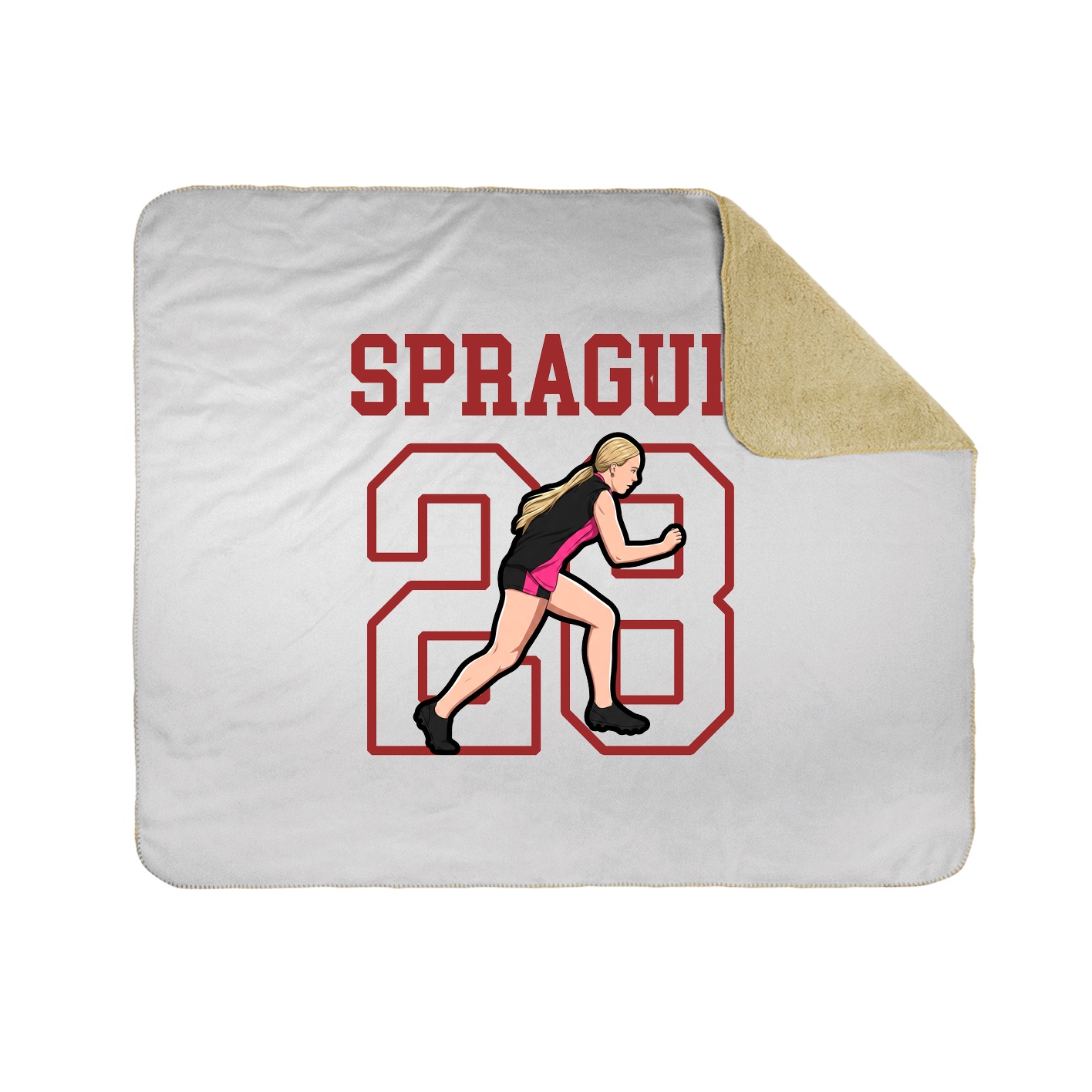 Throw Blanket — Shirsey in White