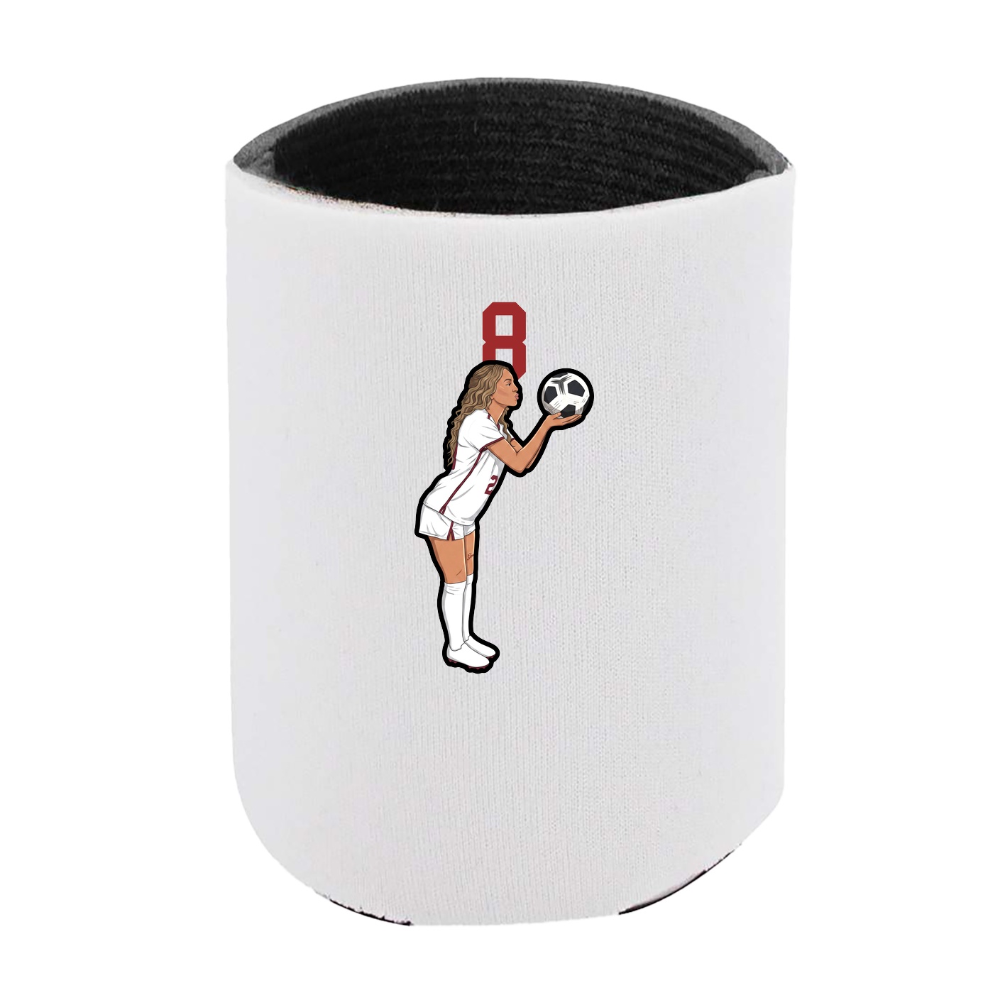 Can Holder — Number Top in White