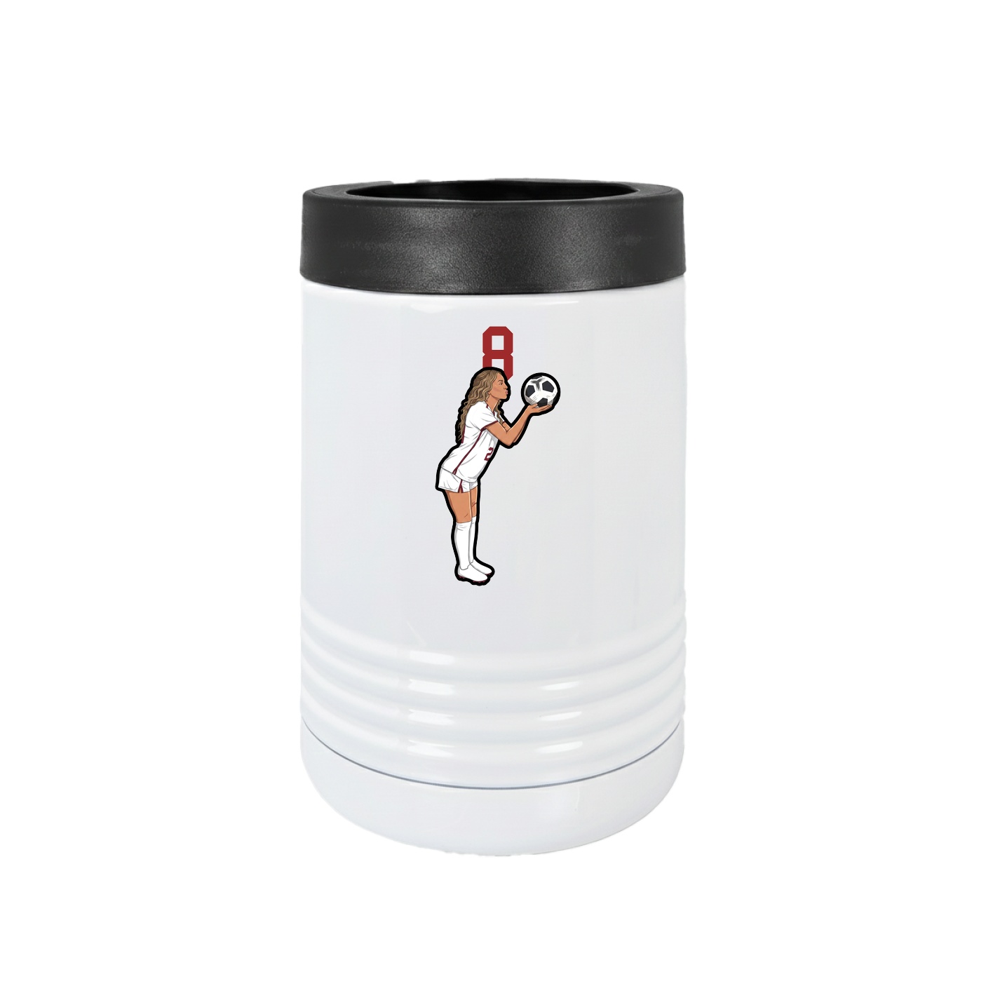 Beverage Holder — Number Top in White