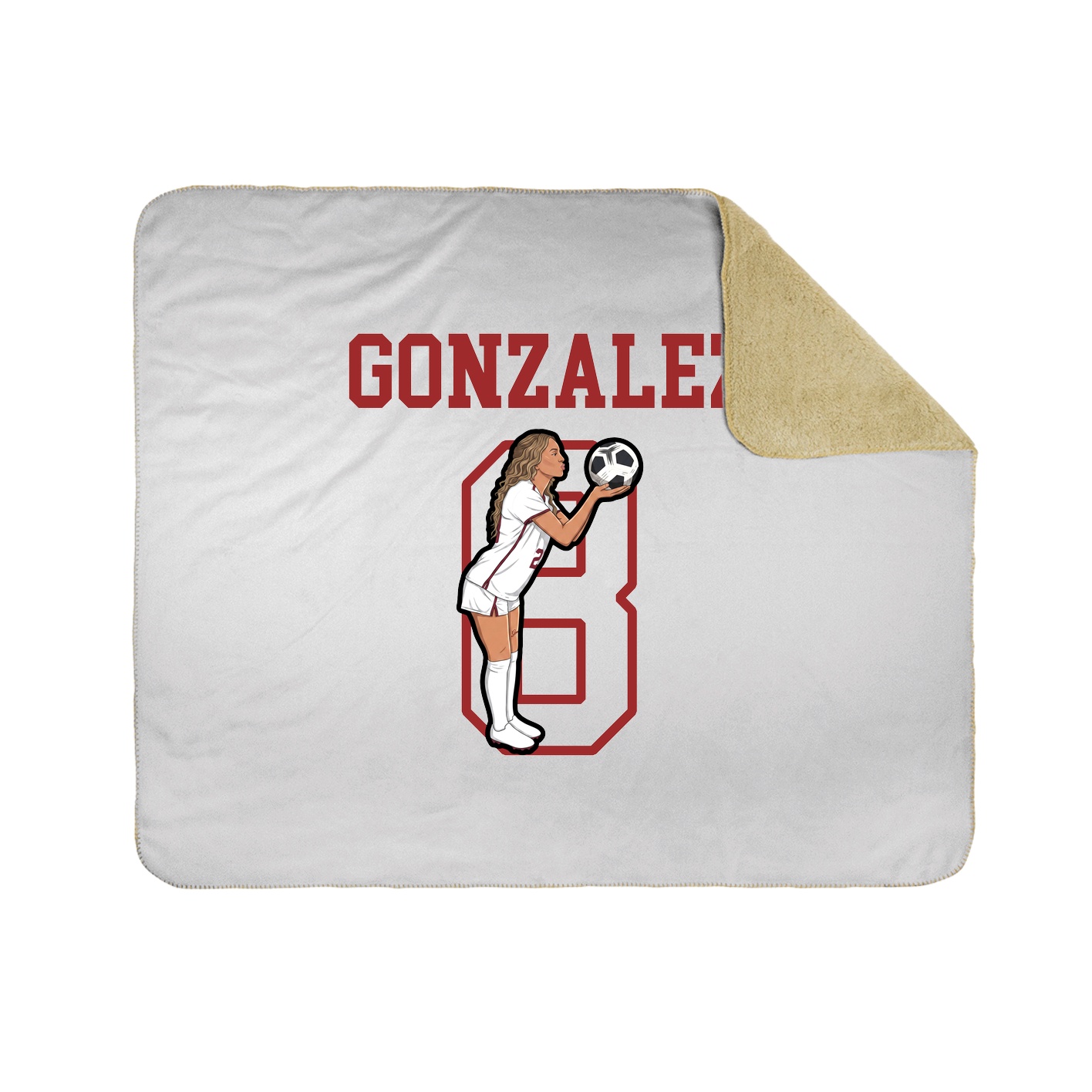 Throw Blanket — Shirsey in White