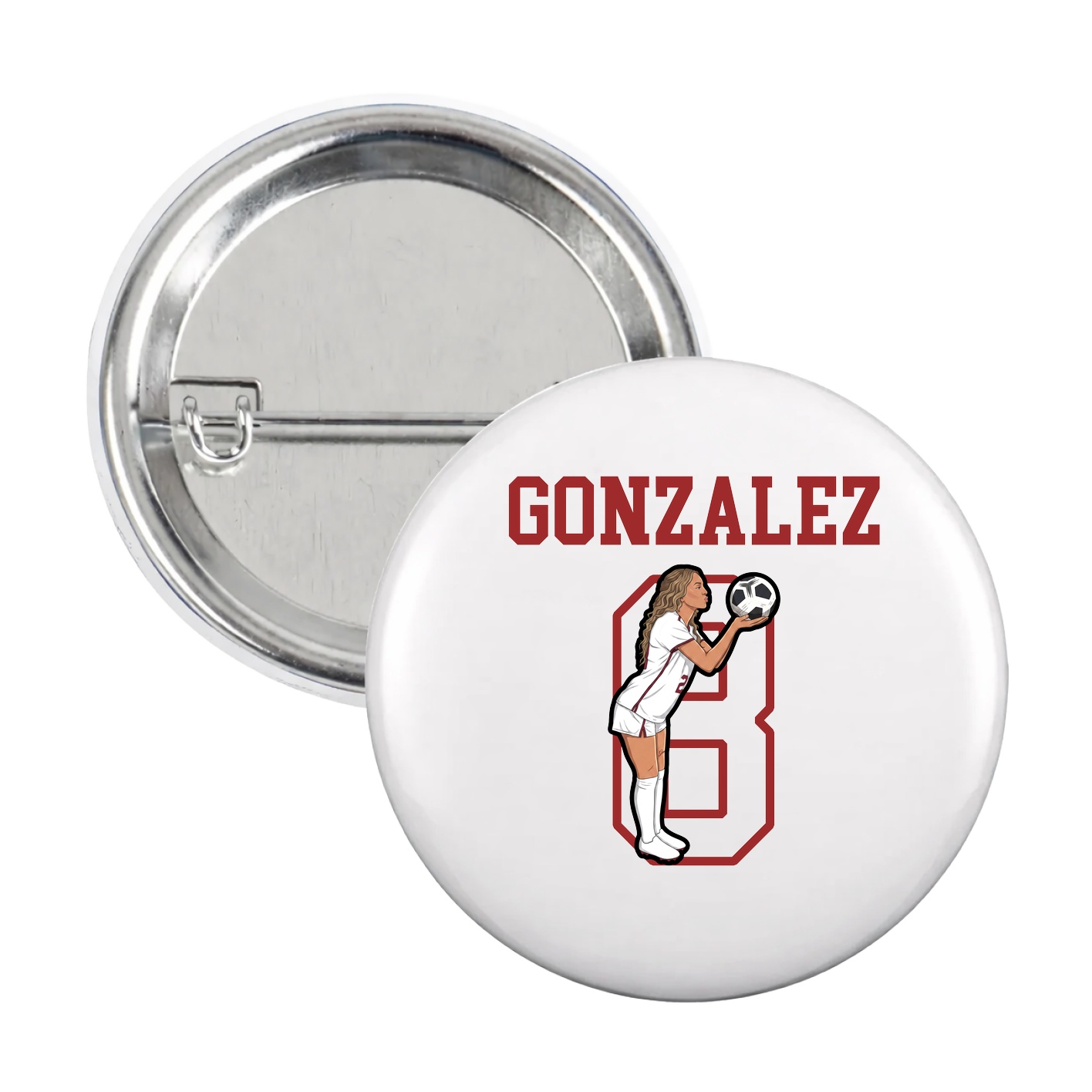 Game Day Button — Shirsey in White