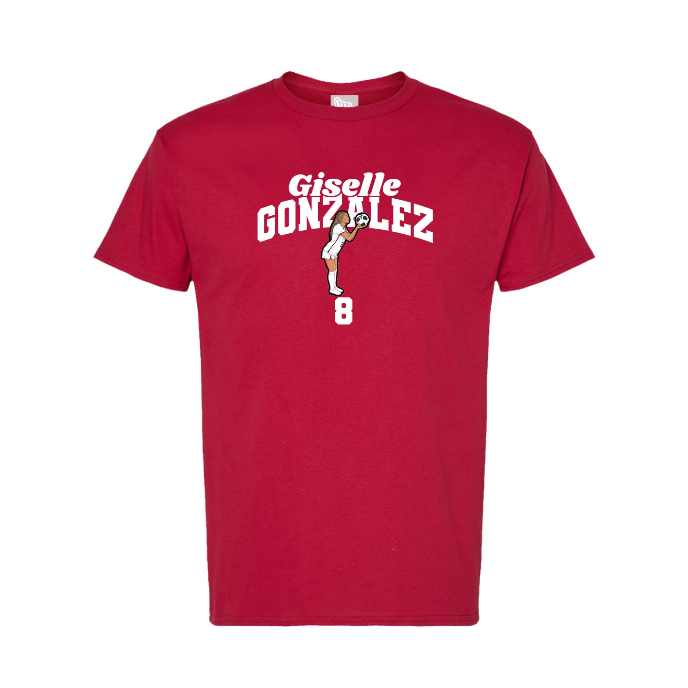 Tee — Signature Arch in Crimson