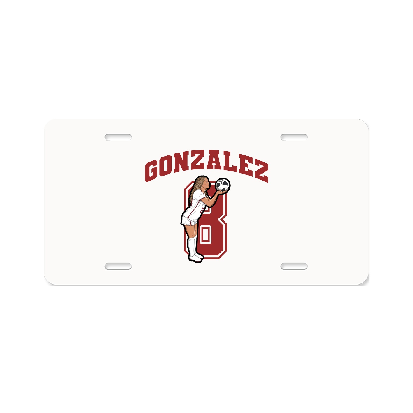 License Plate — Number in Classic