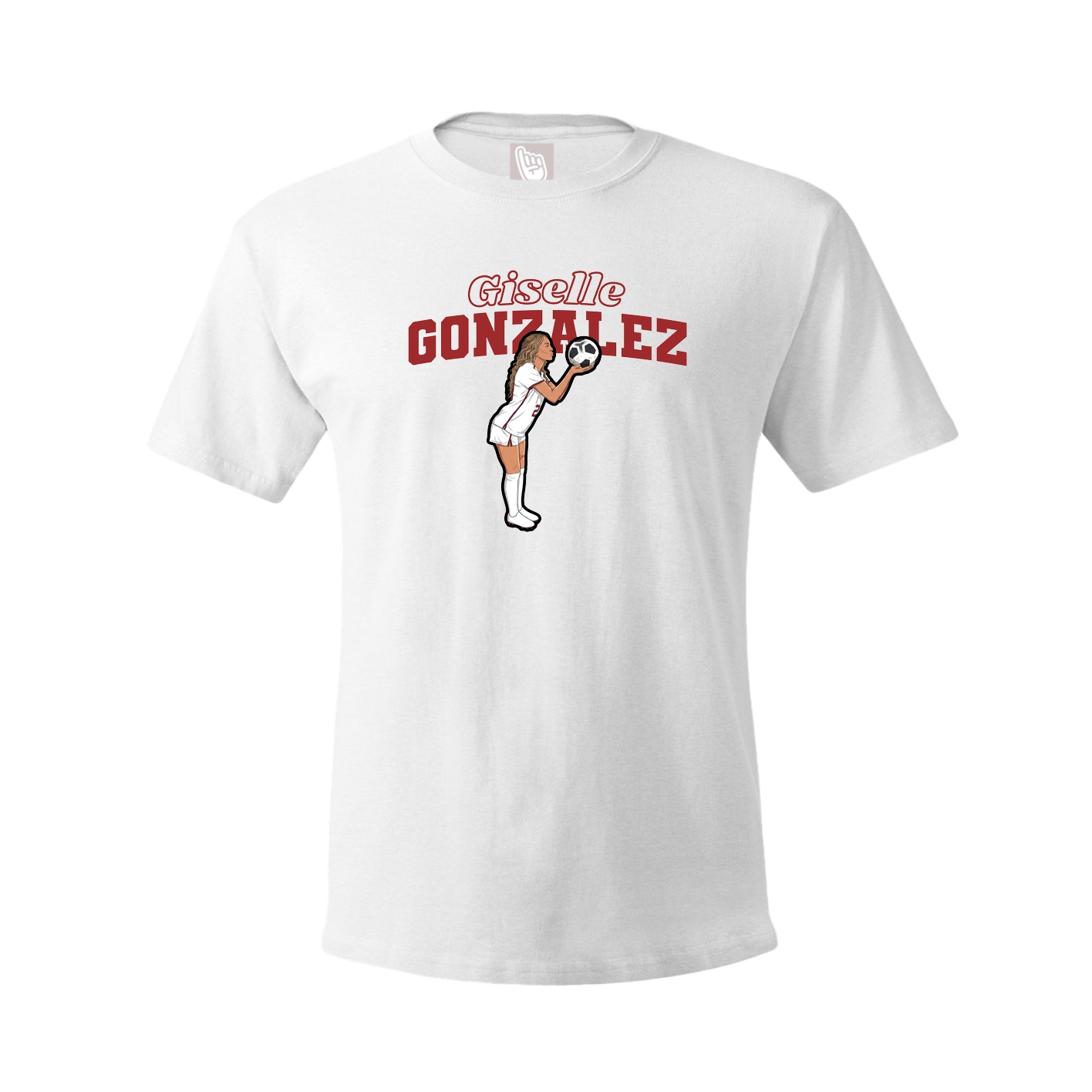 Tee — Name Arch in White