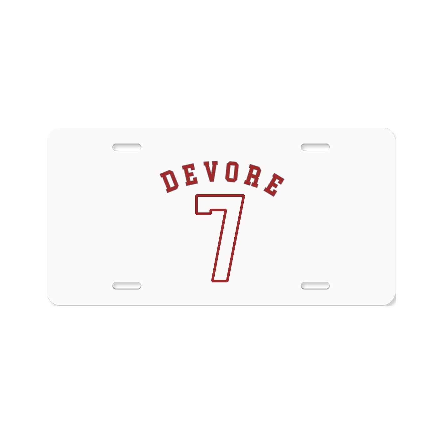 License Plate — Shirsey Arch in Classic