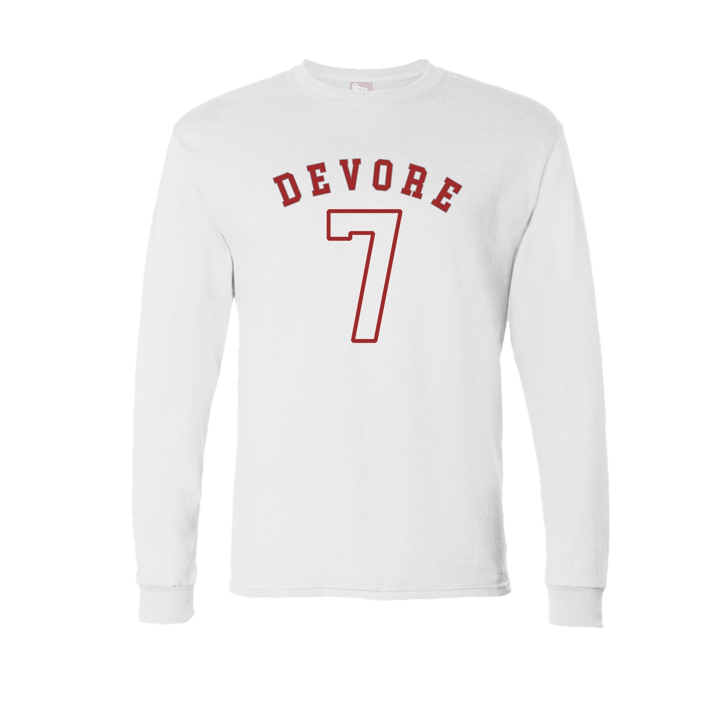 Long Sleeve Tee — Shirsey Arch in White