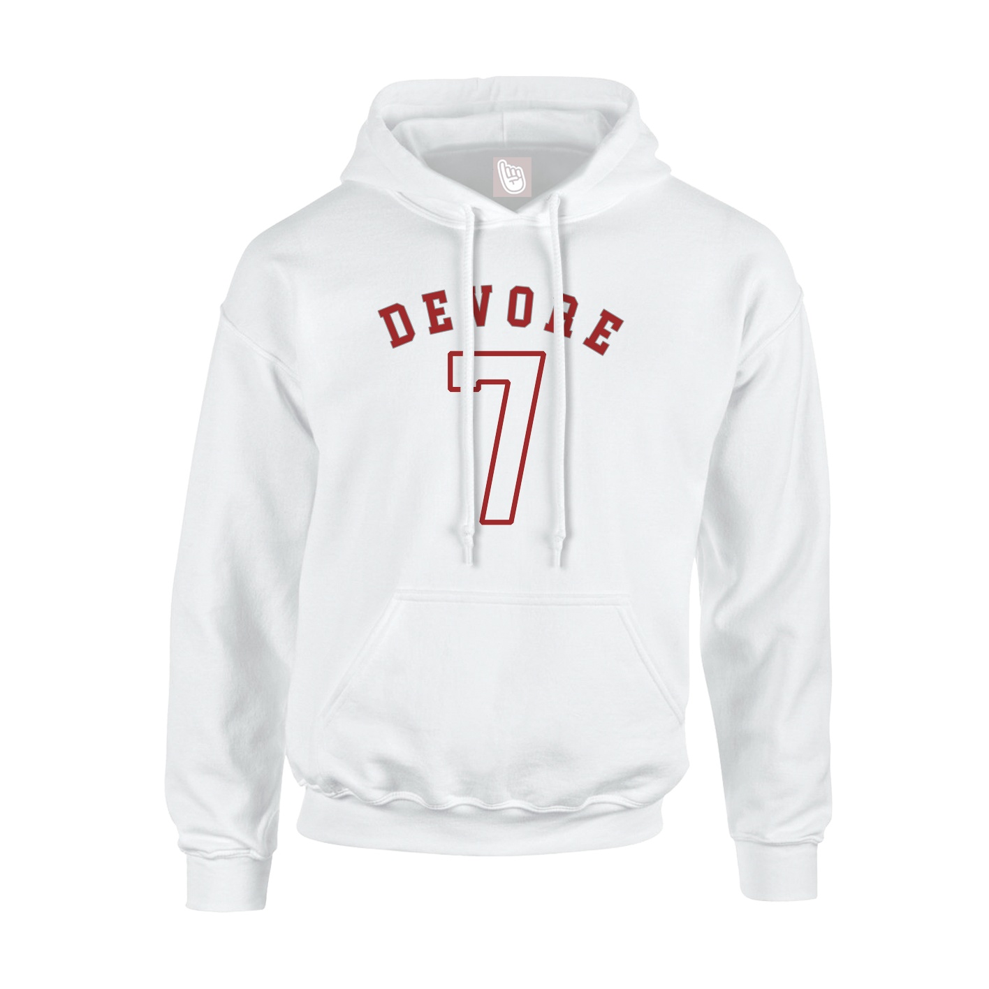 Hoodie — Shirsey Arch in White