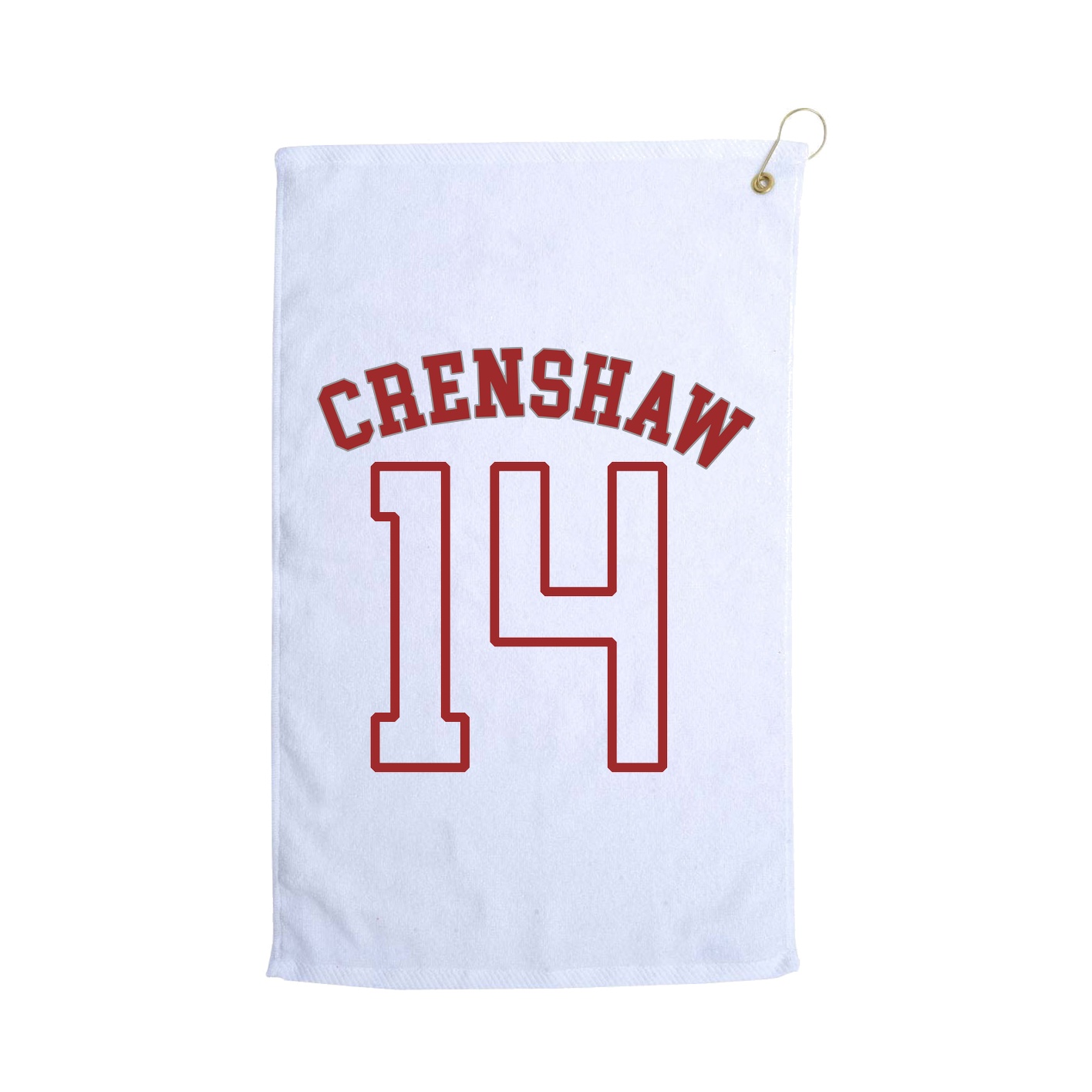 Golf Towel — Shirsey Arch in White