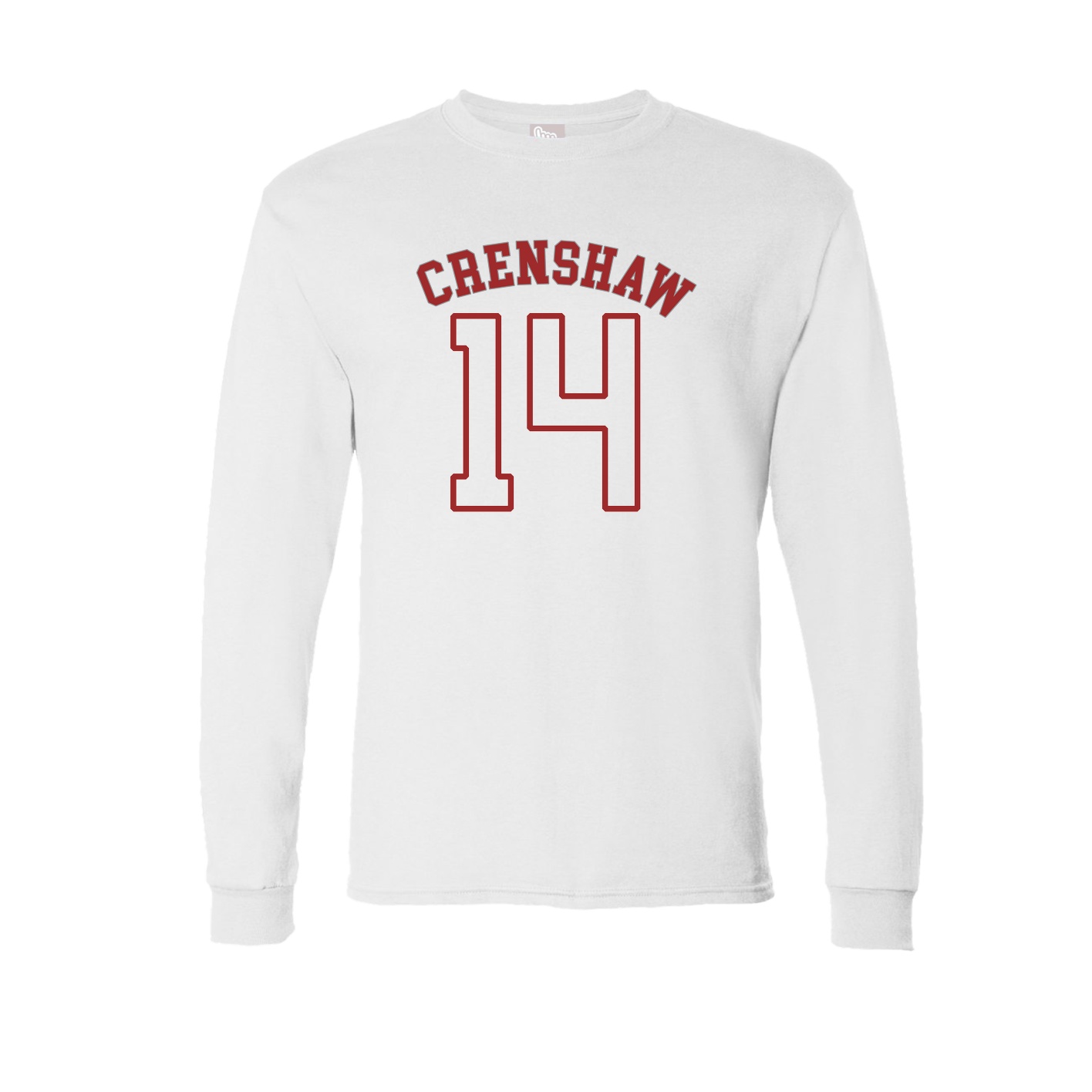 Long Sleeve Tee — Shirsey Arch in White
