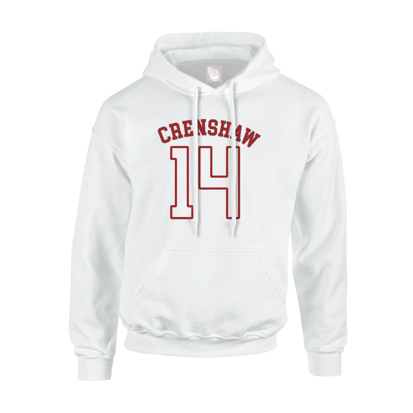 Hoodie — Shirsey Arch in White