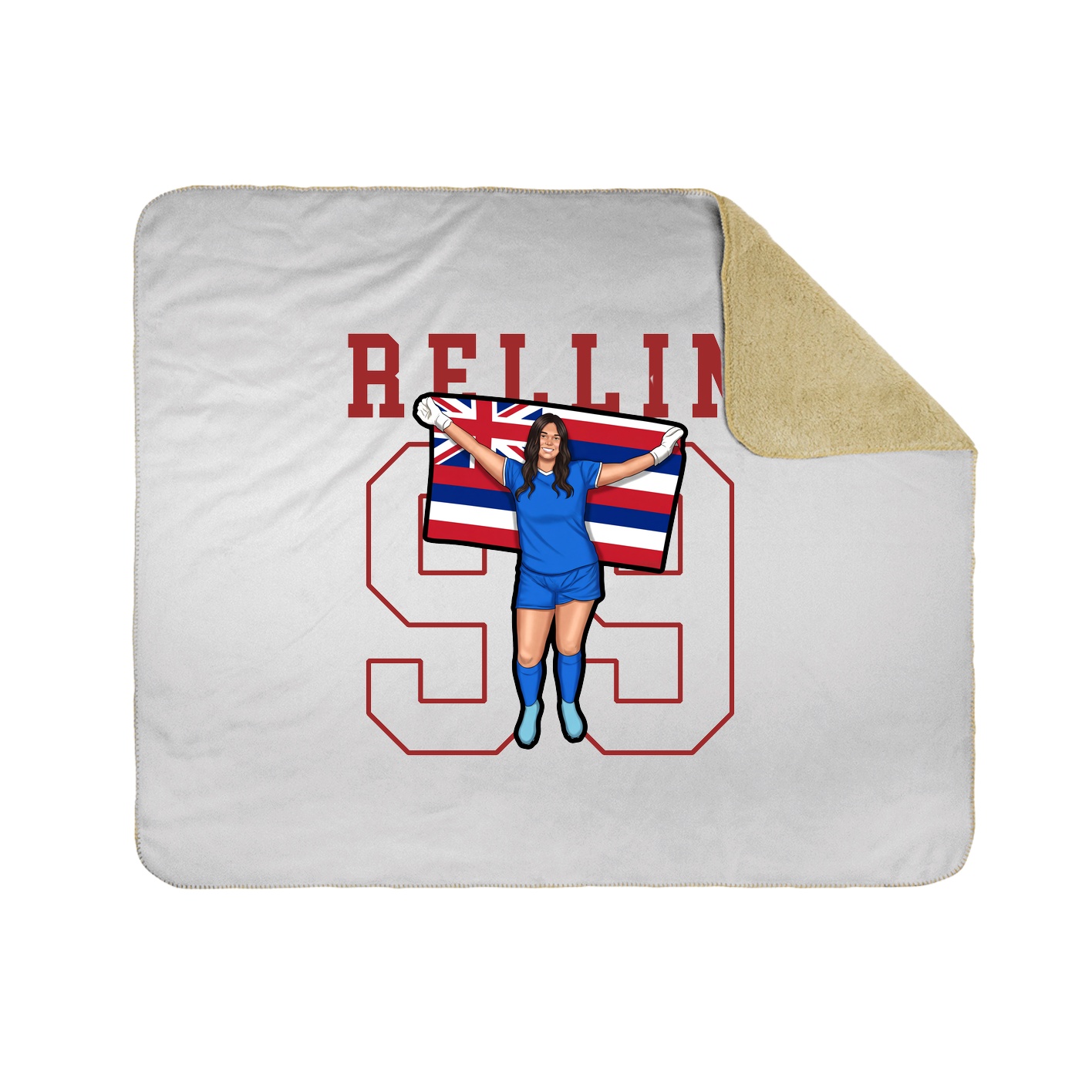 Throw Blanket — Shirsey in White