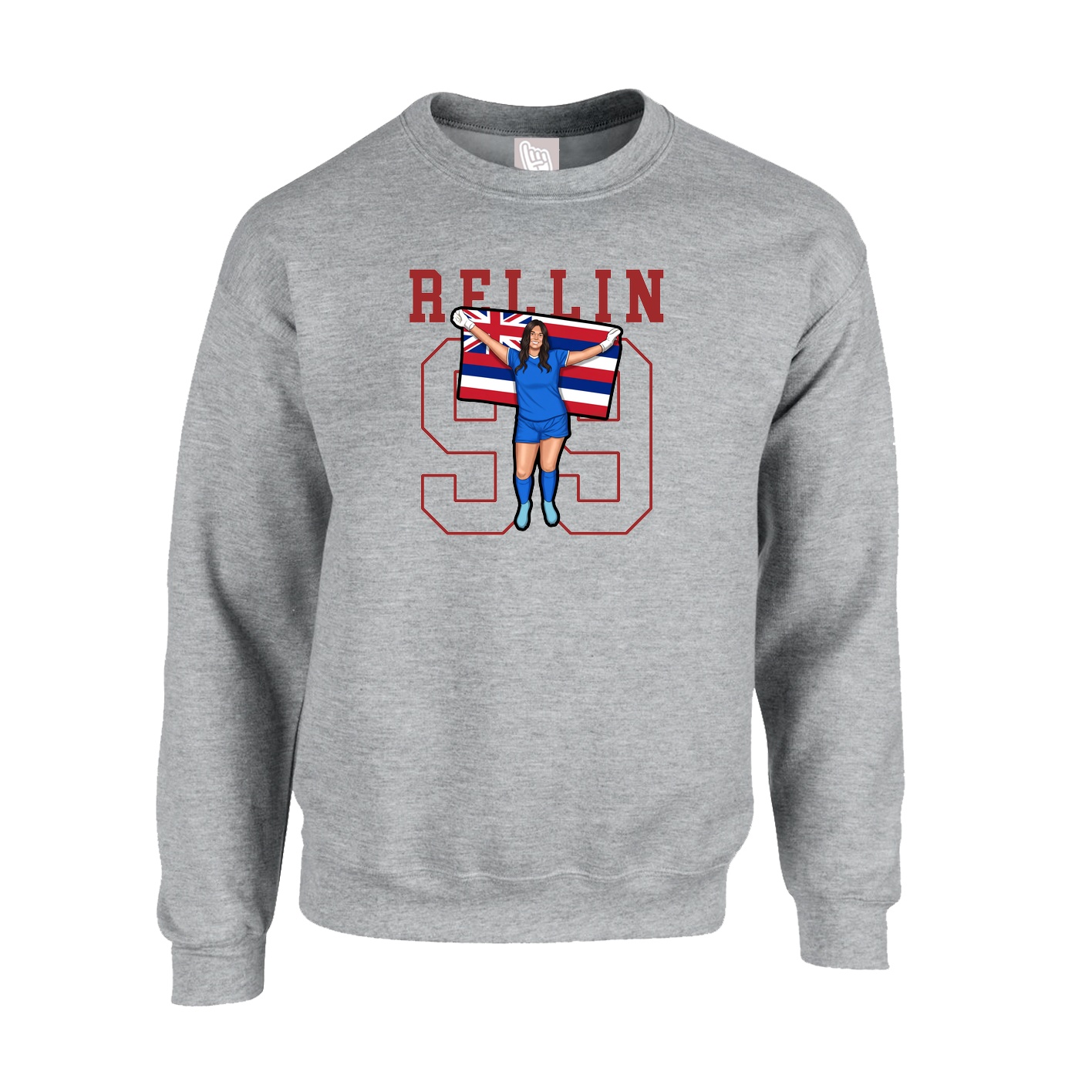 Fleece Crew — Shirsey in Grey
