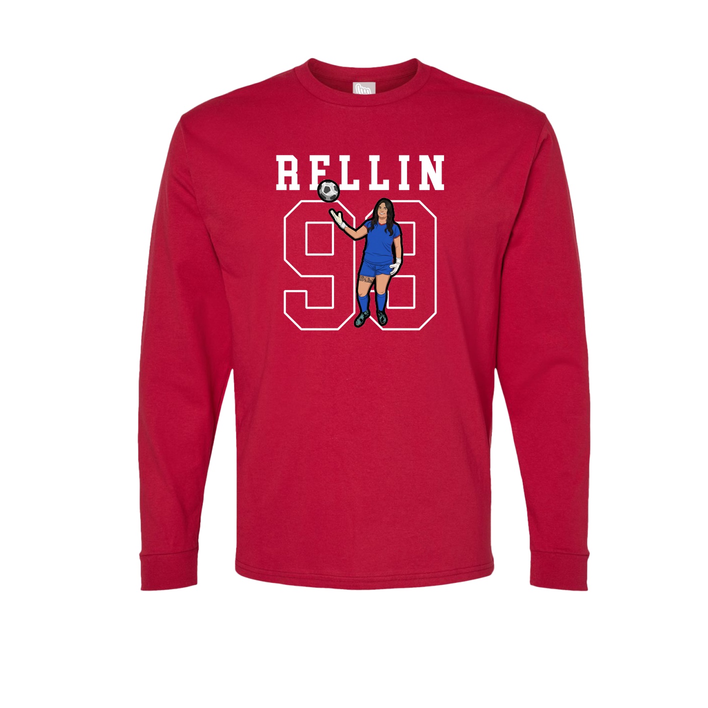 Long Sleeve Tee — Shirsey in Crimson