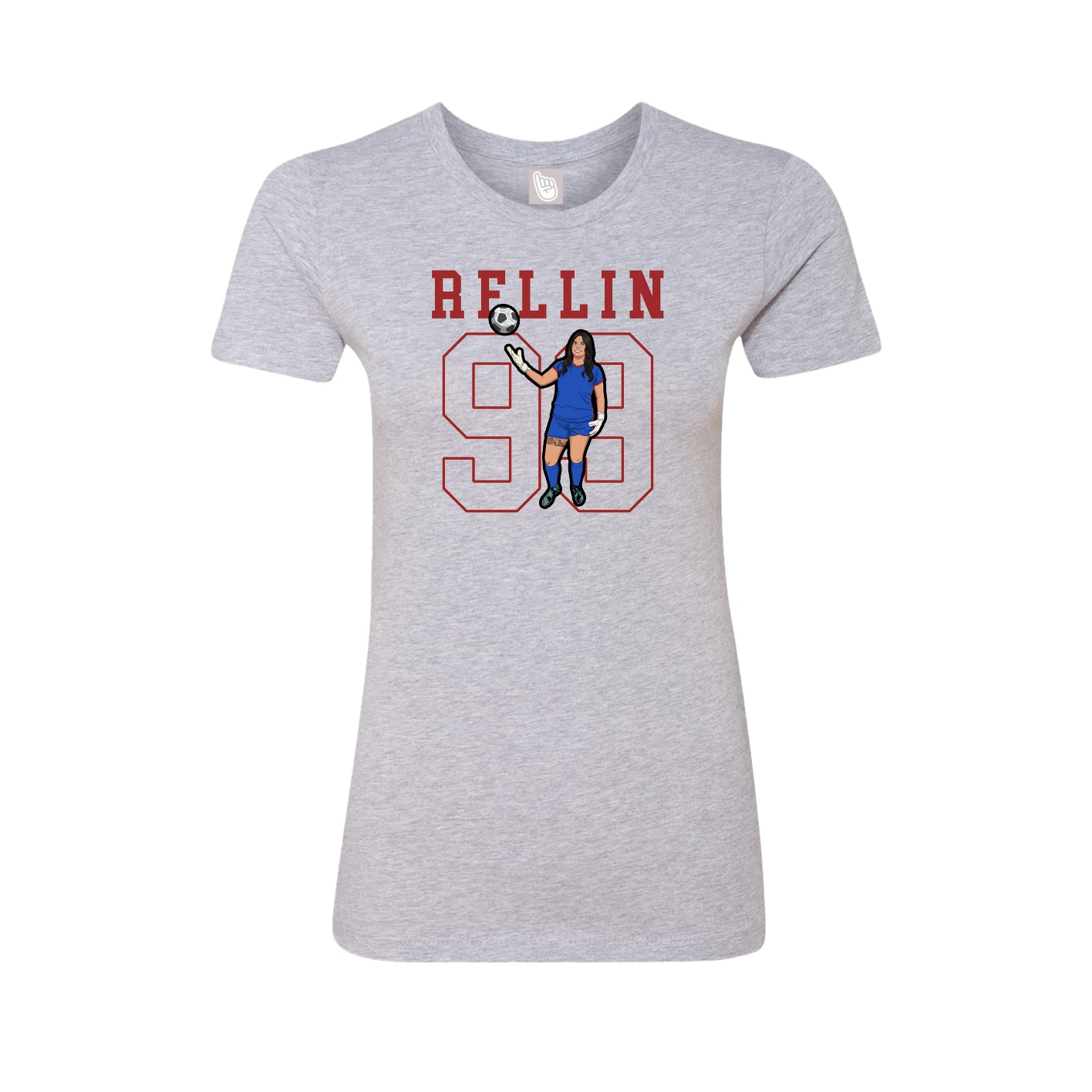 Fitted Women's Tee — Shirsey in Grey