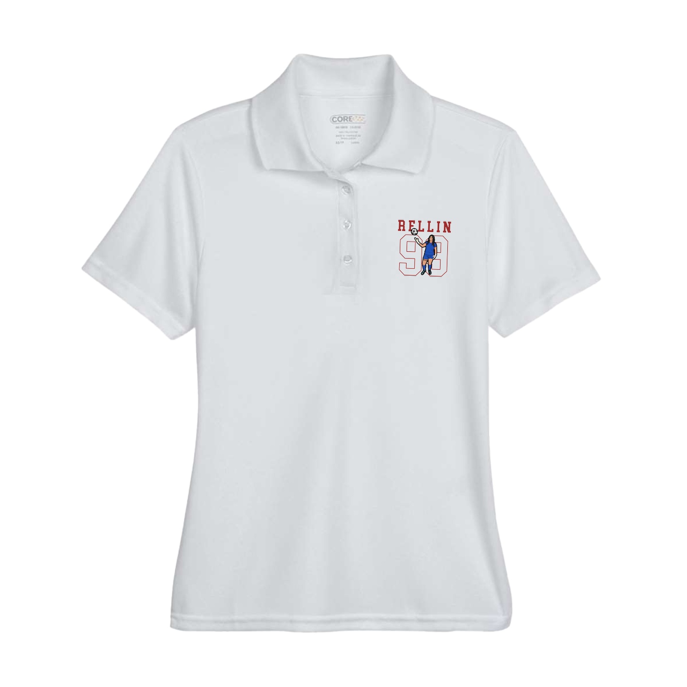 Womens Performance Polo — Shirsey in Grey