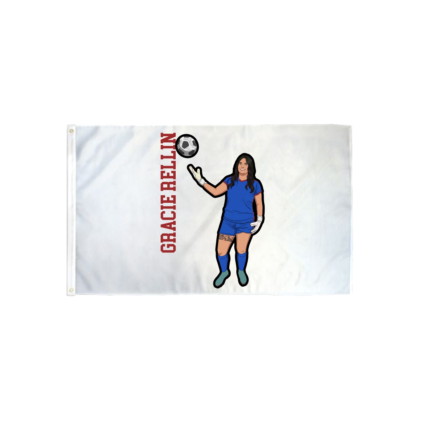 3x5 Flag — Name Vertical in Classic