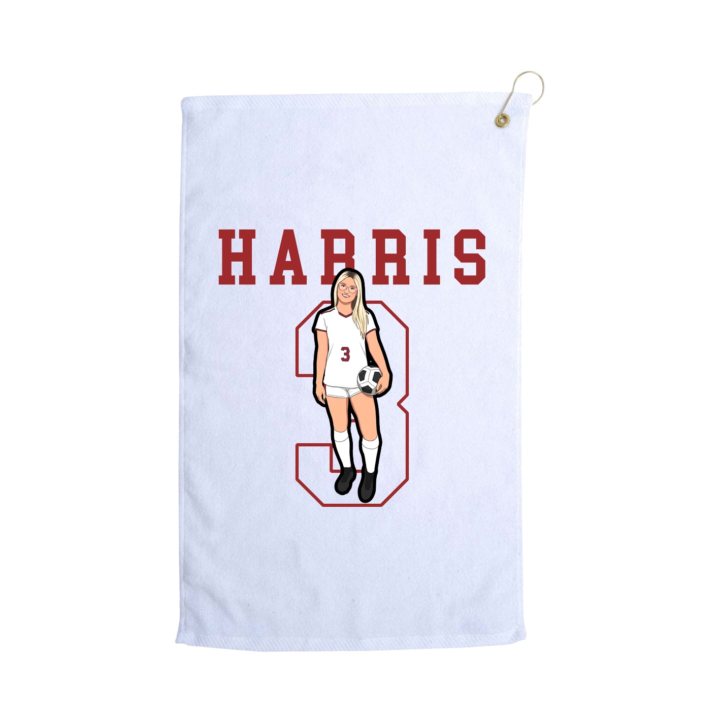Golf Towel — Shirsey in White