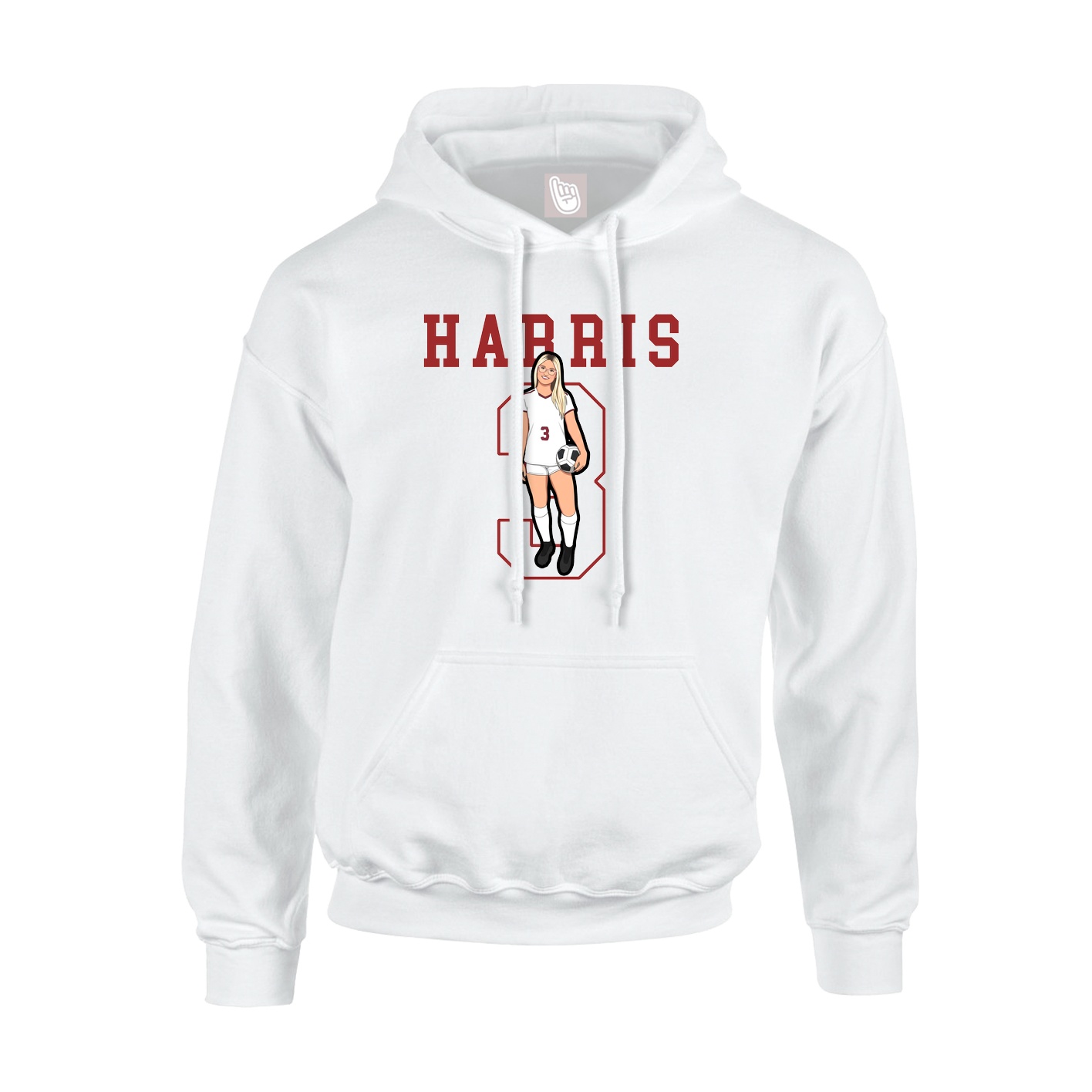 Youth Hoodie — Shirsey in White