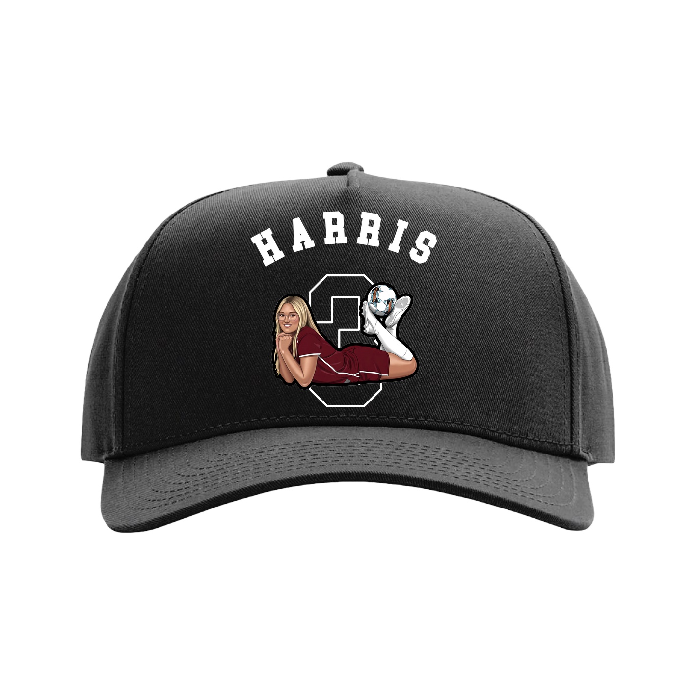 Full Fabric Five-Panel Champ Cap