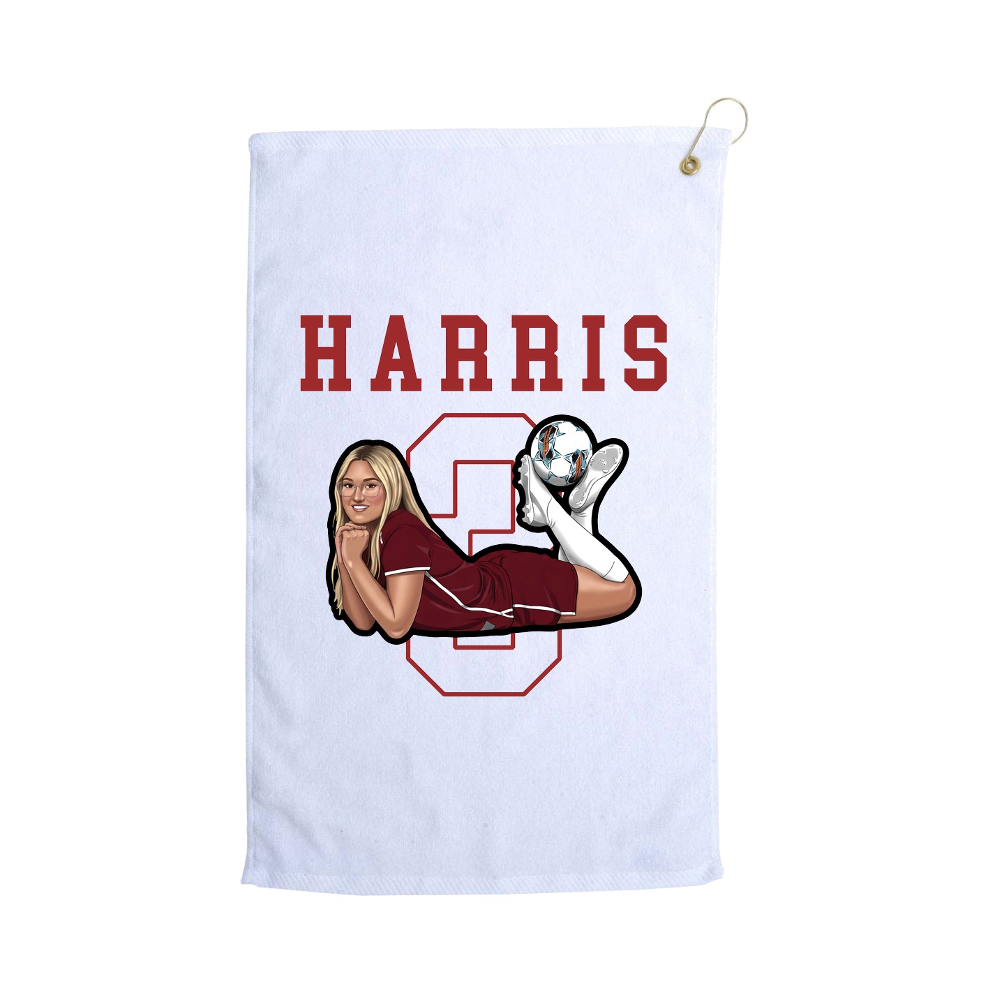 Golf Towel — Shirsey in White
