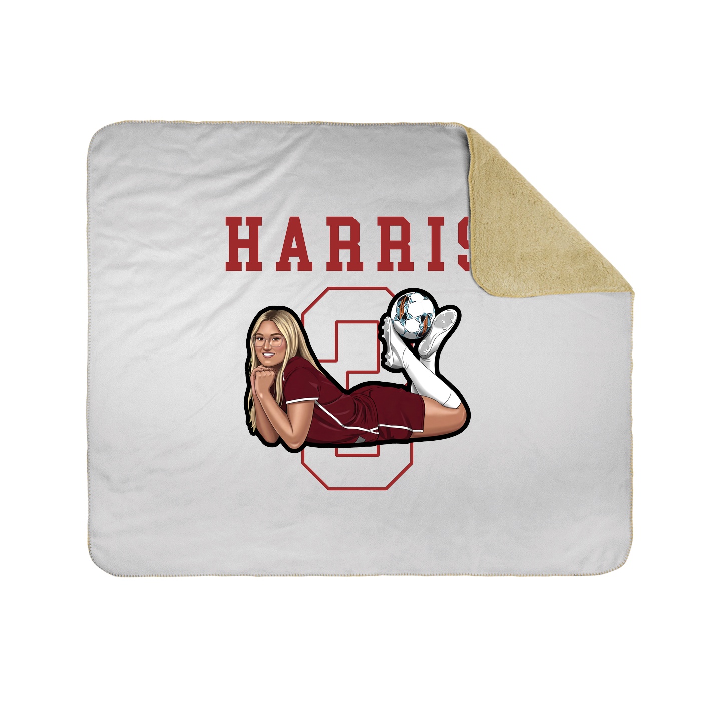 Throw Blanket — Shirsey in White