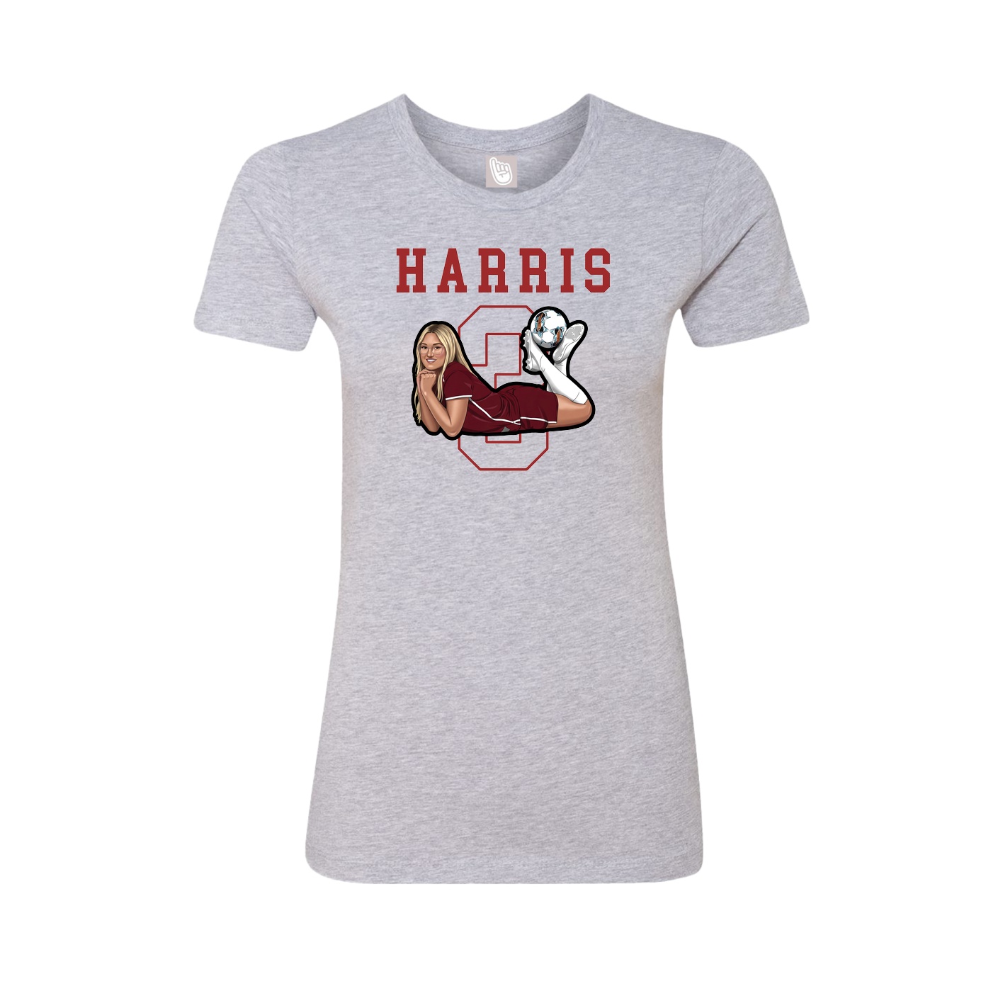 Fitted Women's Tee — Shirsey in Grey