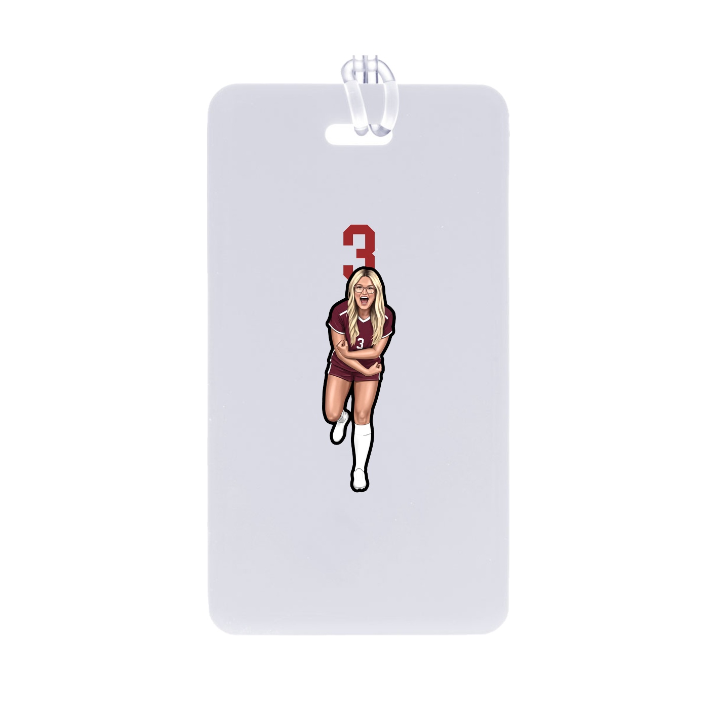 Bag Tag — Number Top in Classic