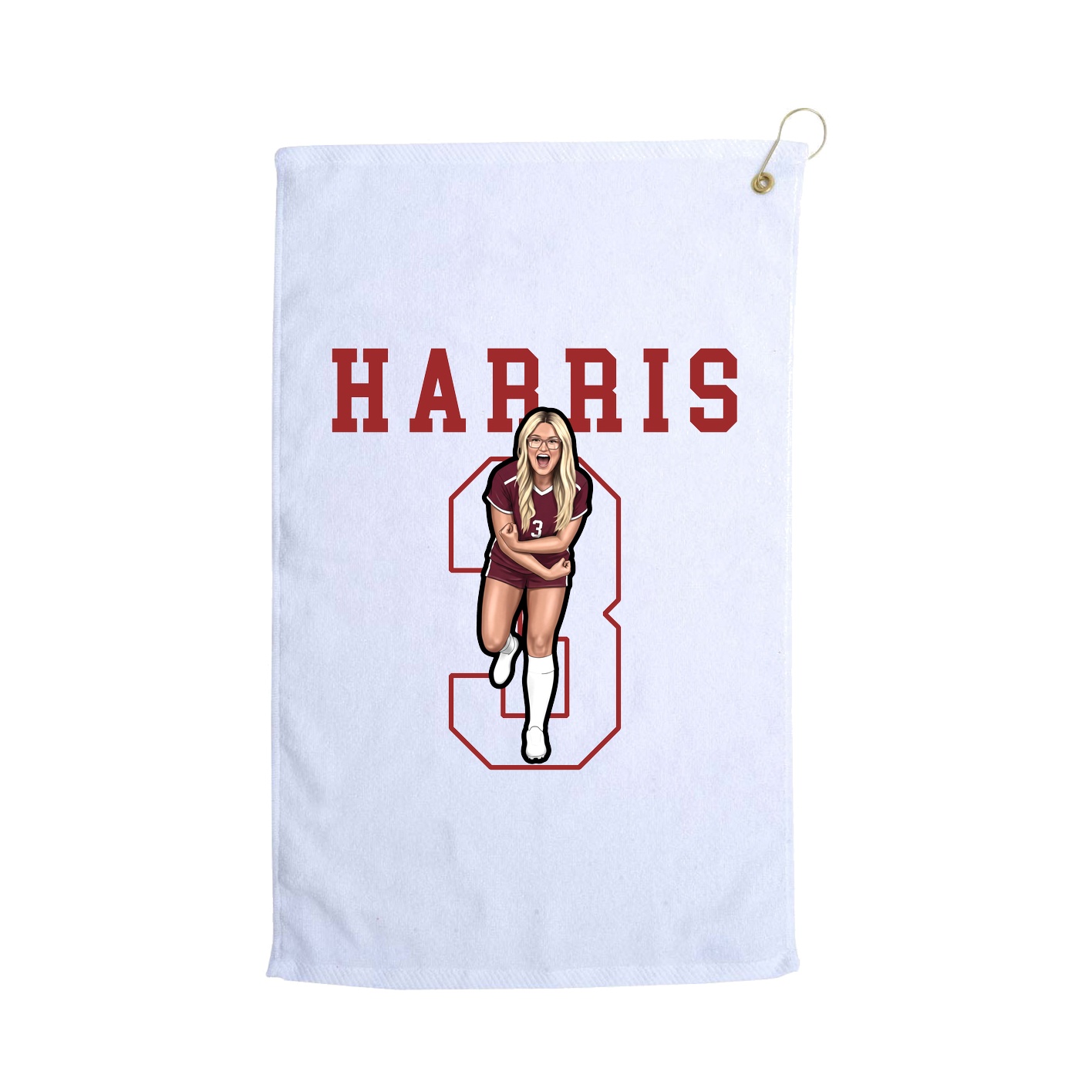 Golf Towel — Shirsey in White