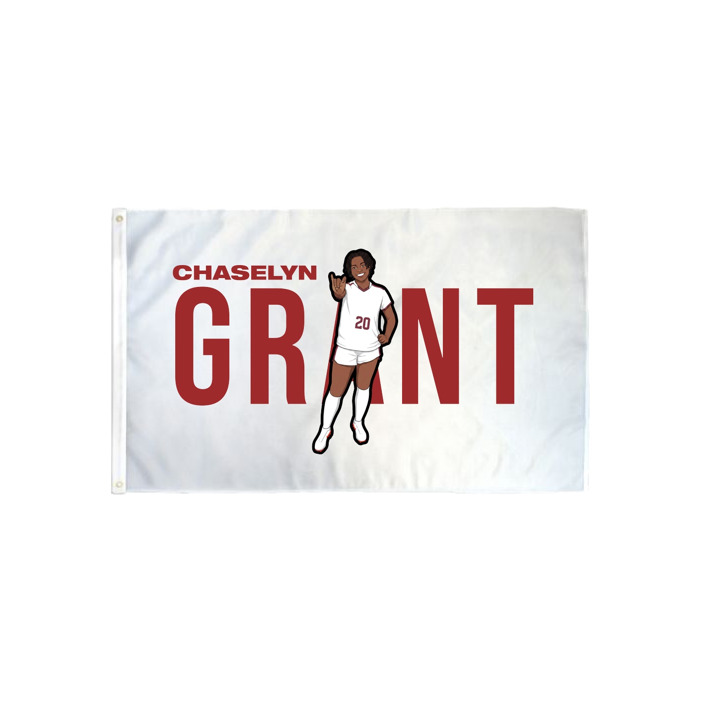 3x5 Flag — Player Name in Classic