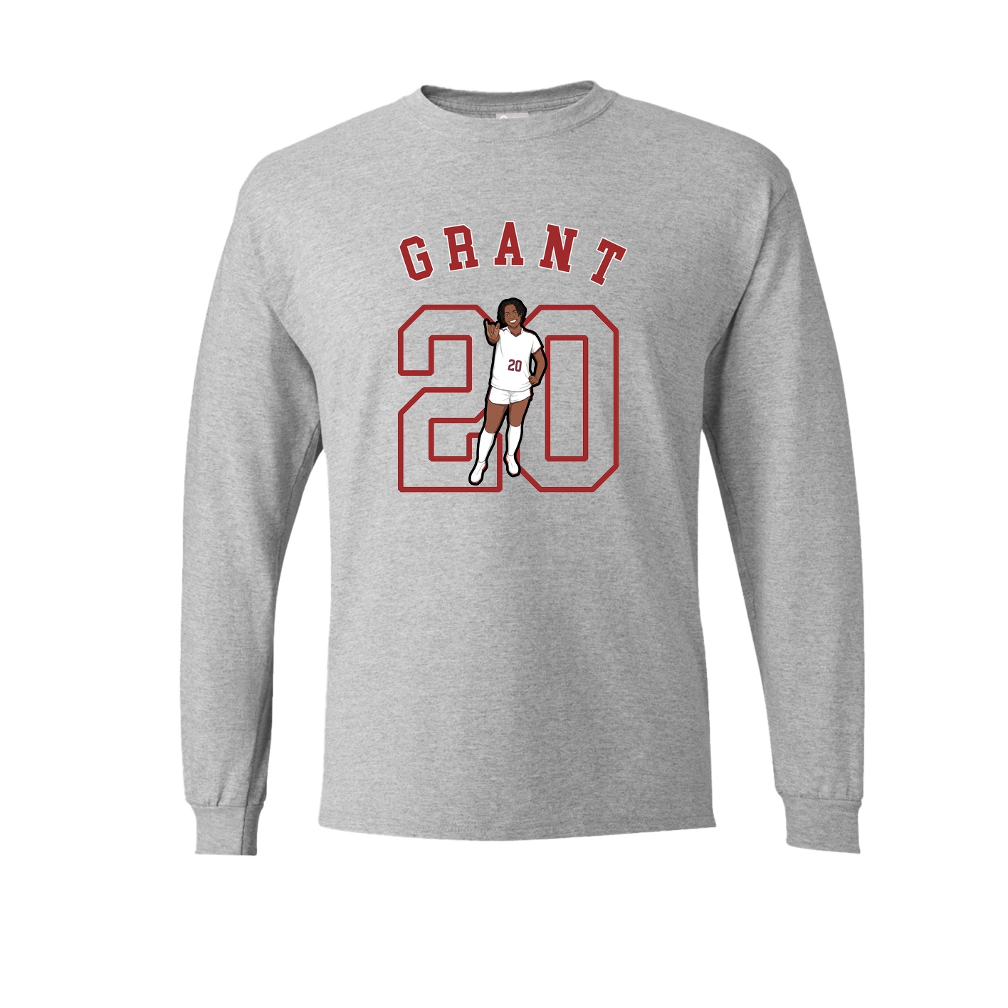 Long Sleeve Tee — Shirsey Arch in Grey