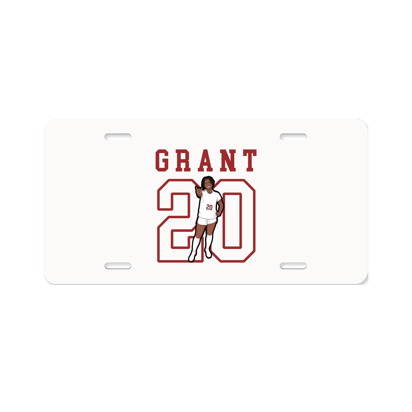 License Plate — Shirsey in Classic