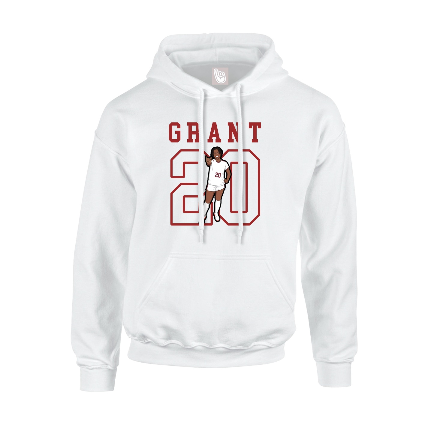 Youth Hoodie — Shirsey in White